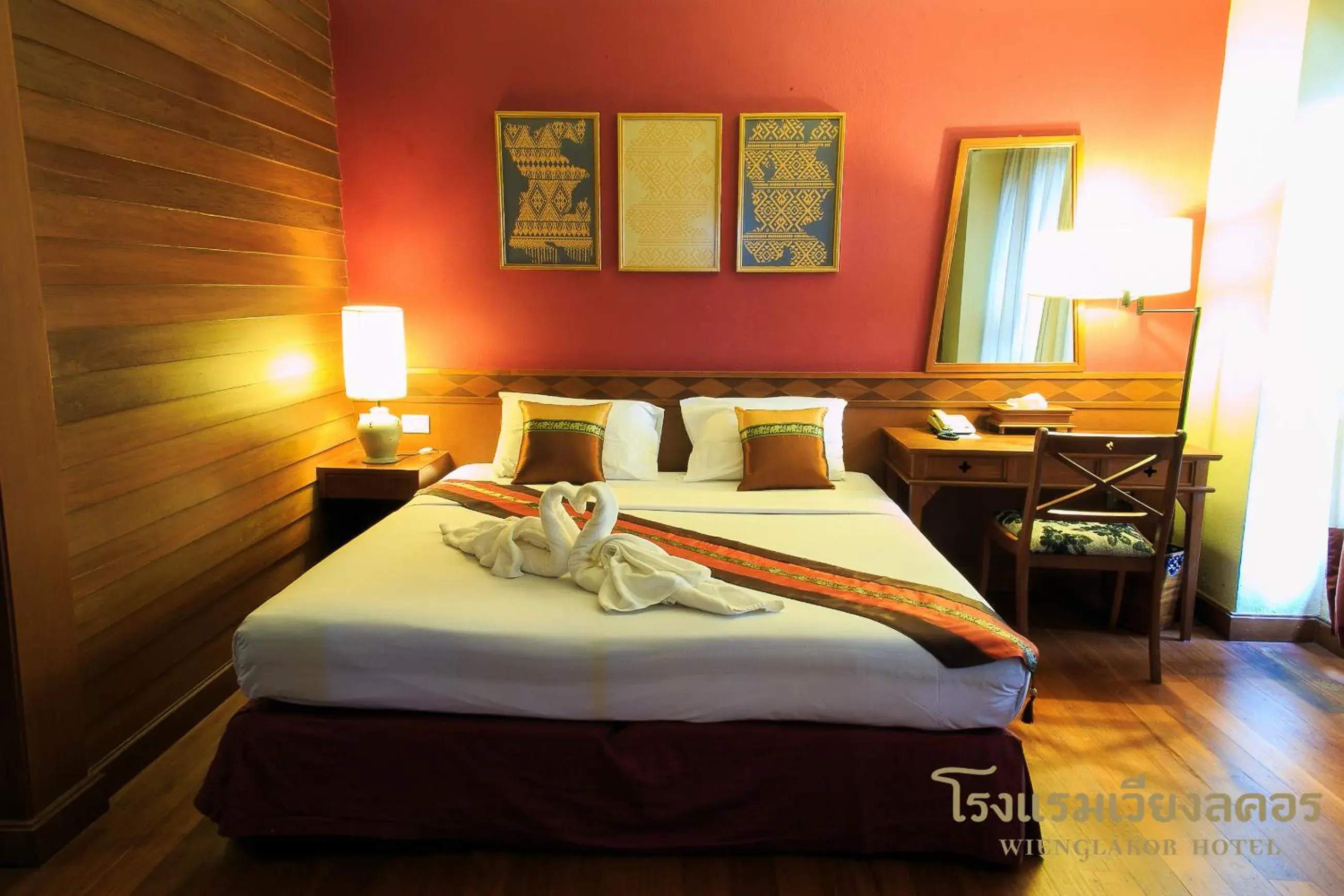 Photo of the whole room, Bed in Wienglakor Hotel (SHA Extra Plus)