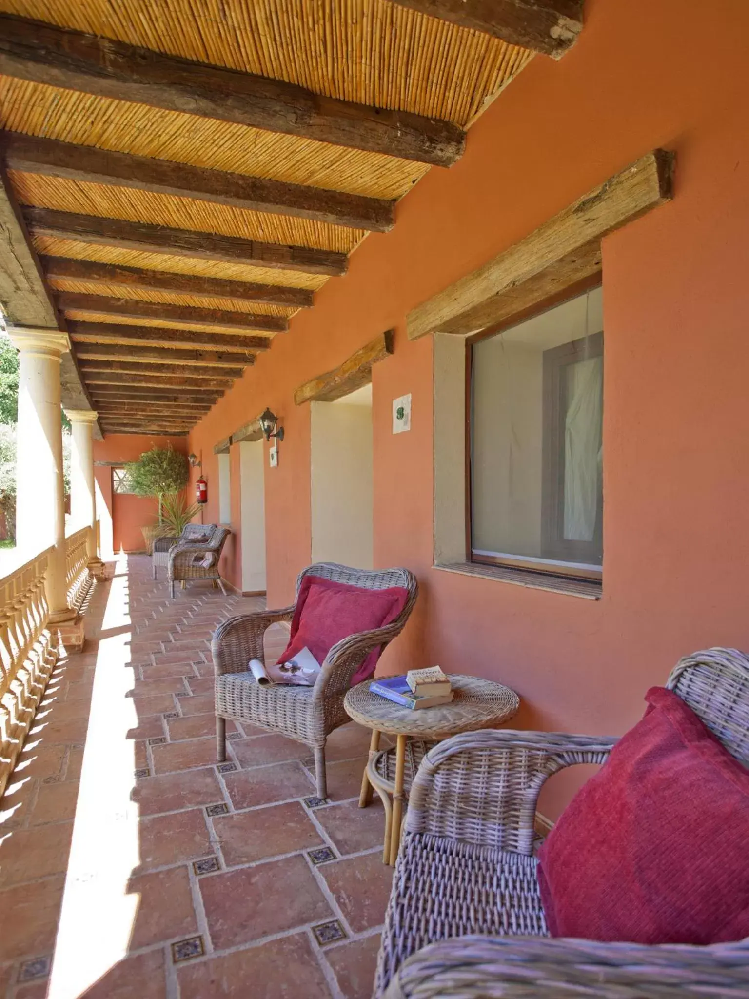 Patio in Hotel Rural Molino del Puente Ronda