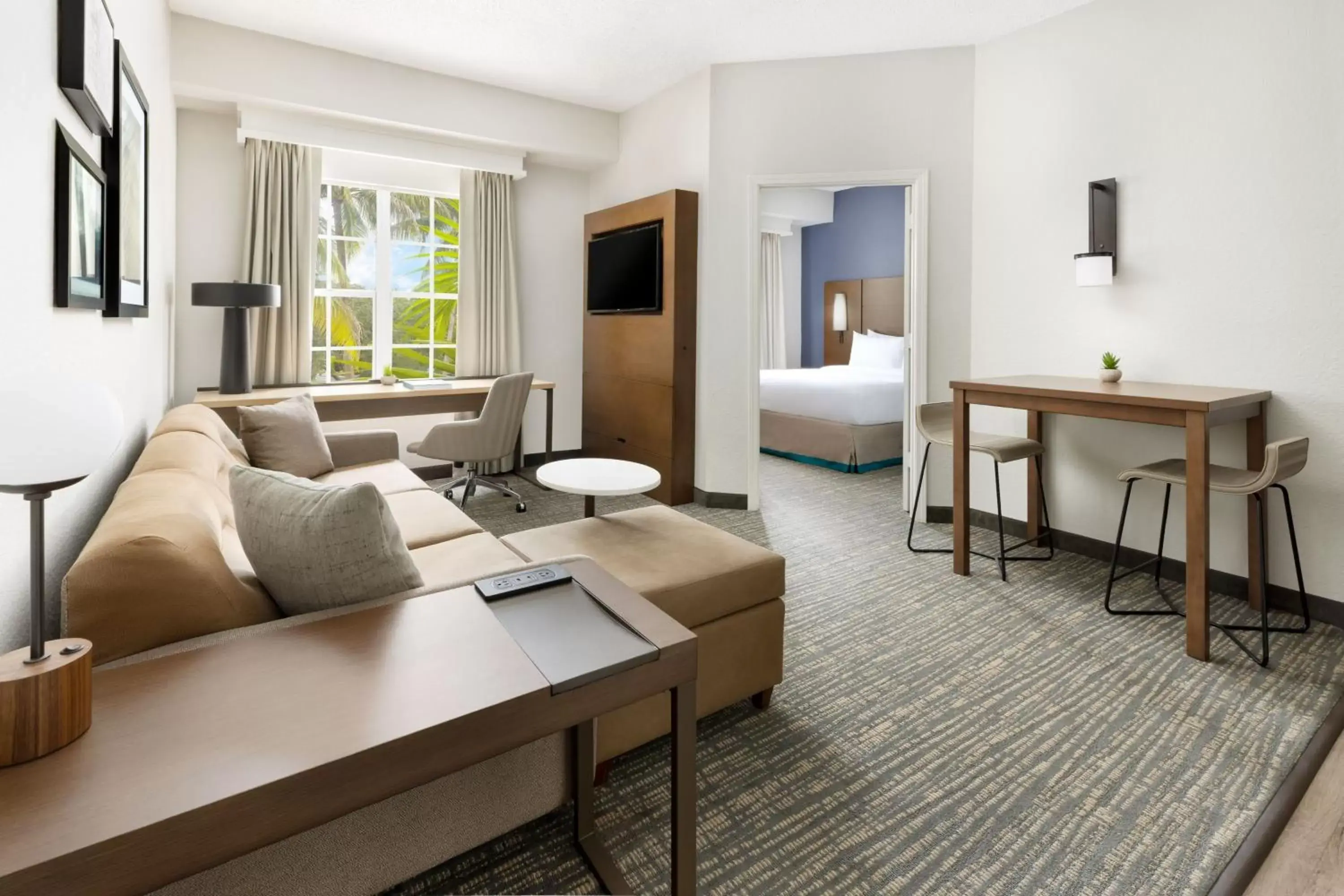 Bedroom, Seating Area in Residence Inn West Palm Beach