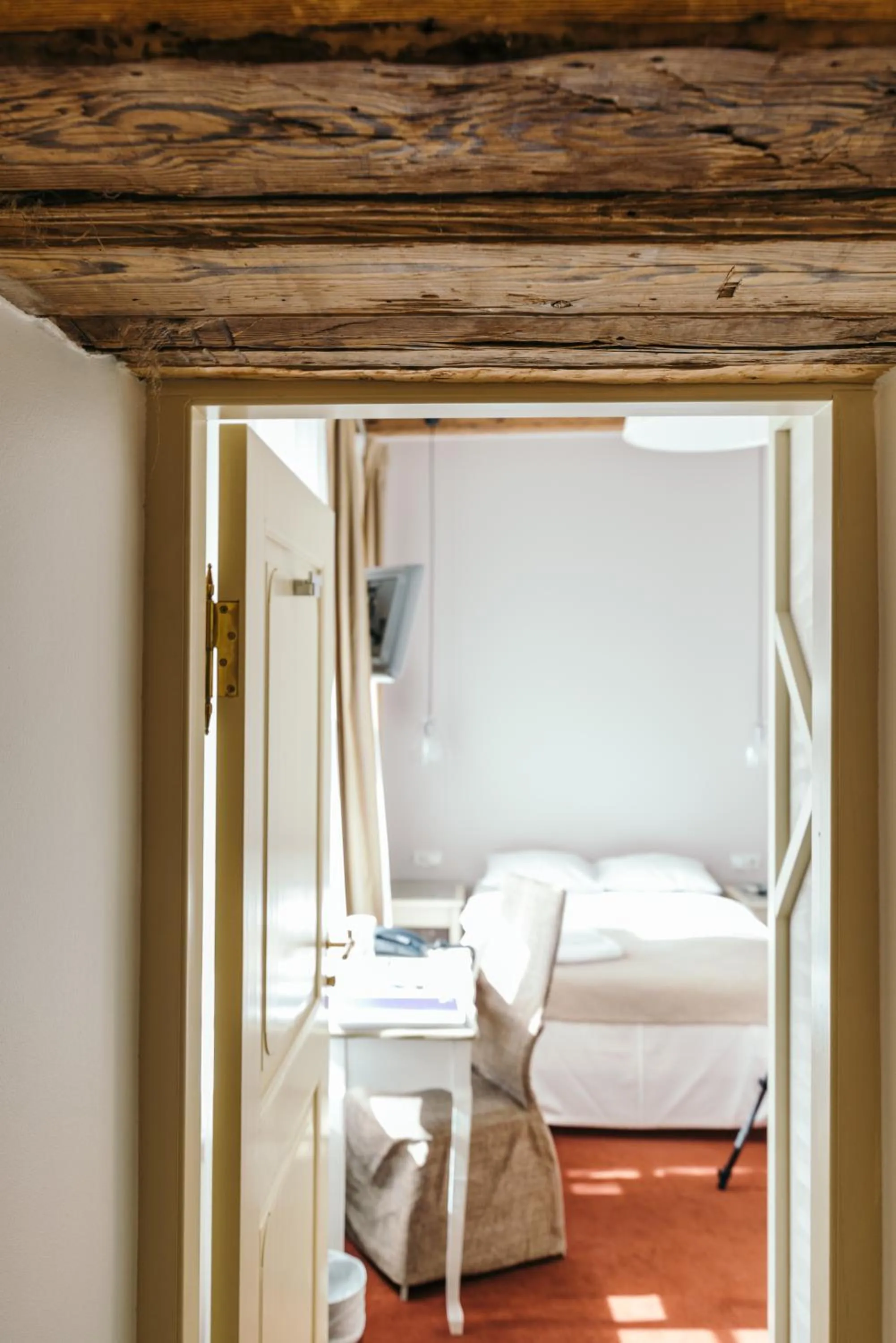 Decorative detail, Bed in Merchants House Hotel
