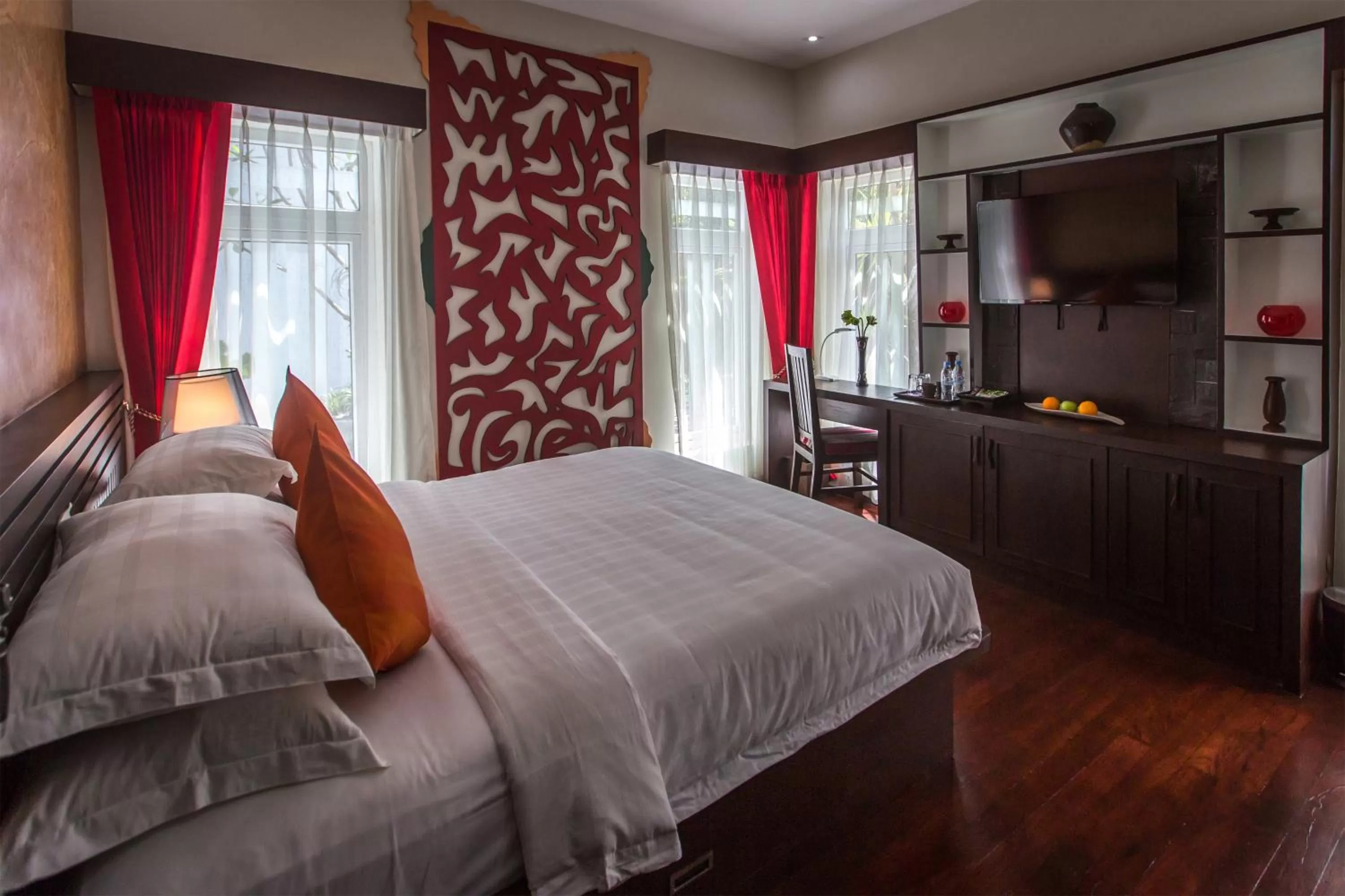 TV and multimedia, Bed in De Sarann Villa