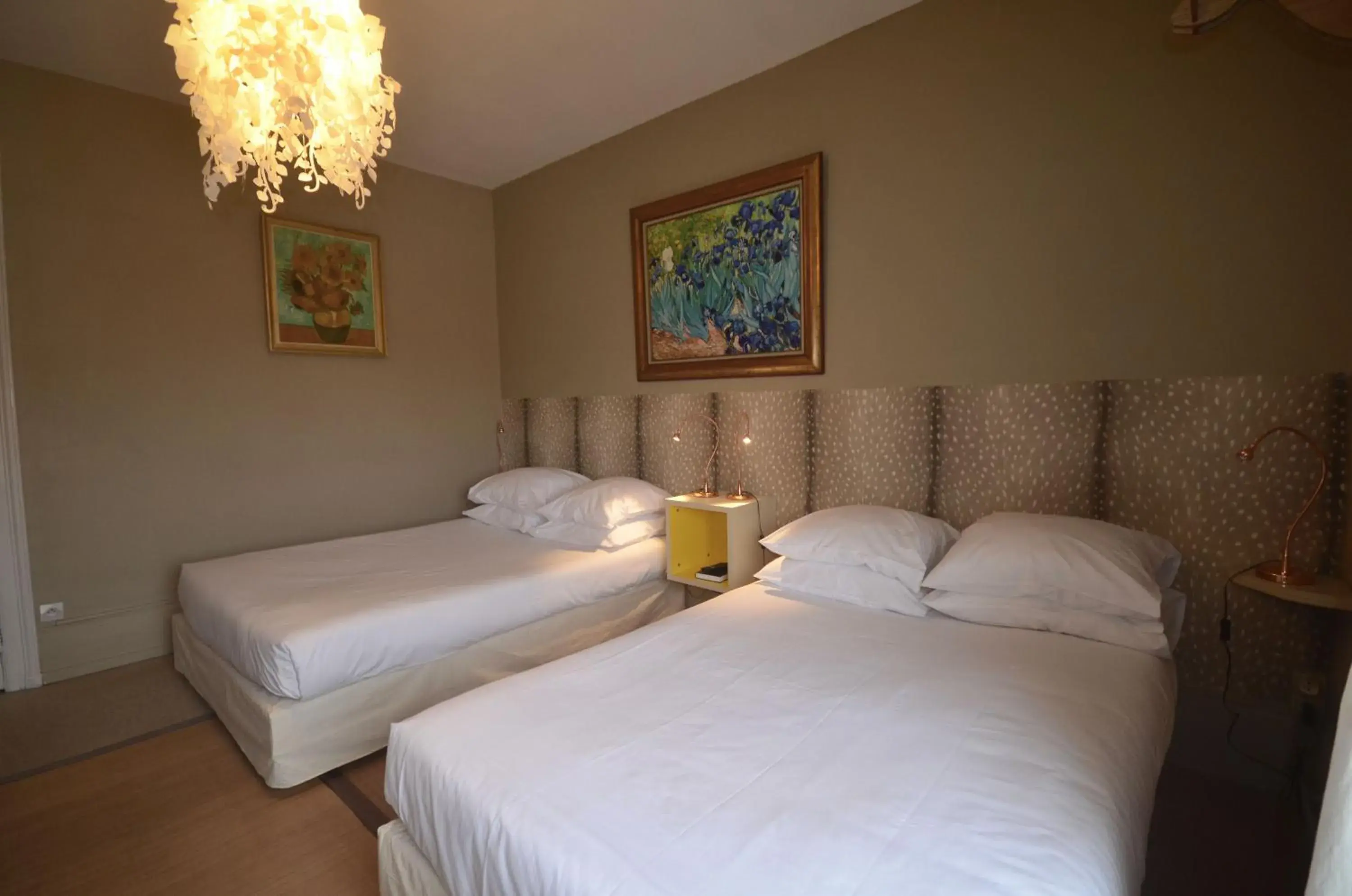 Bed in Hotel Vauban