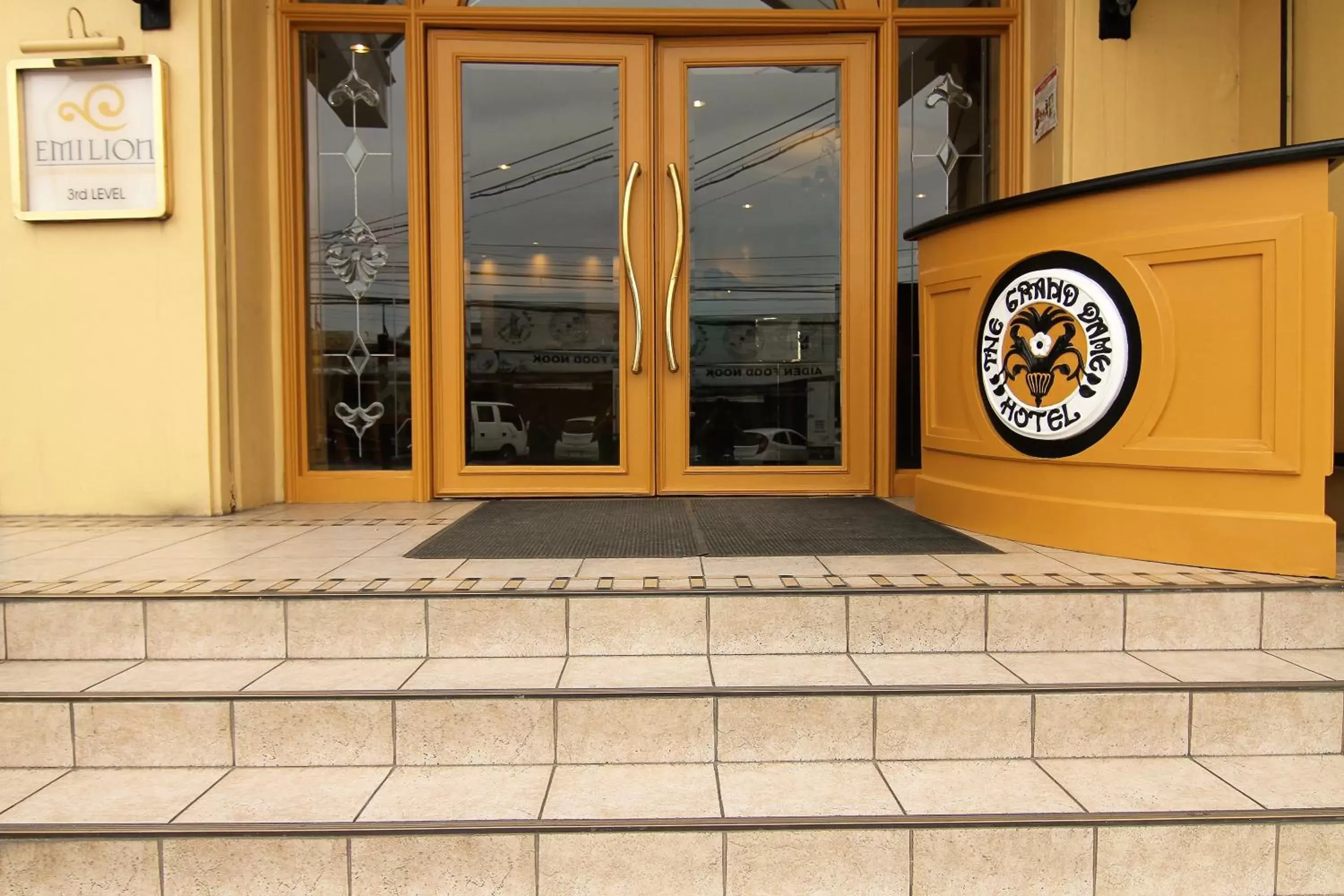 Facade/entrance in The Grand Dame Hotel Facade/entrance in The Grand Dame Hotel