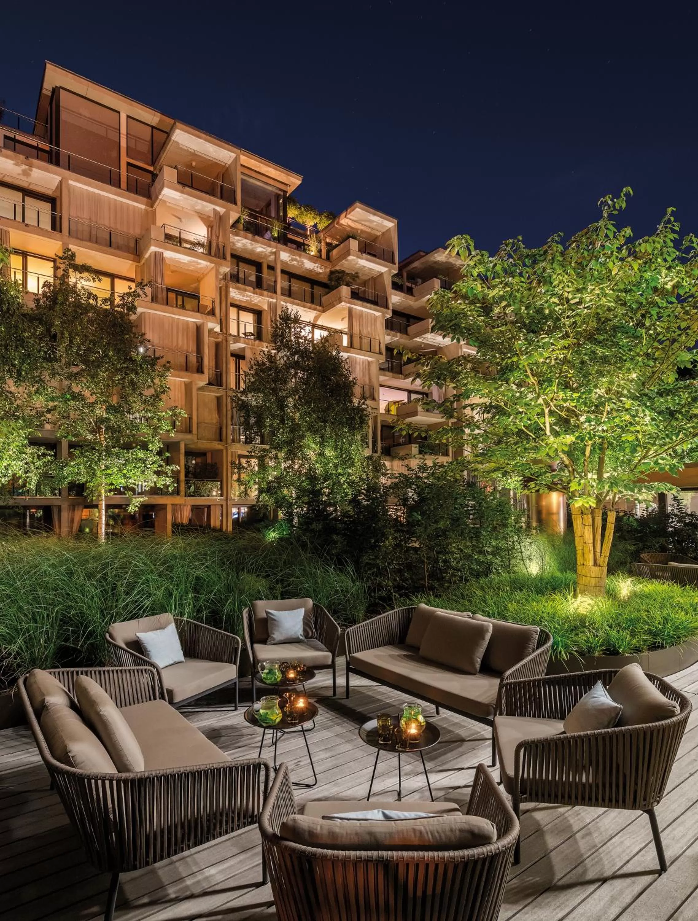 Patio in Hotel the YARD Berlin