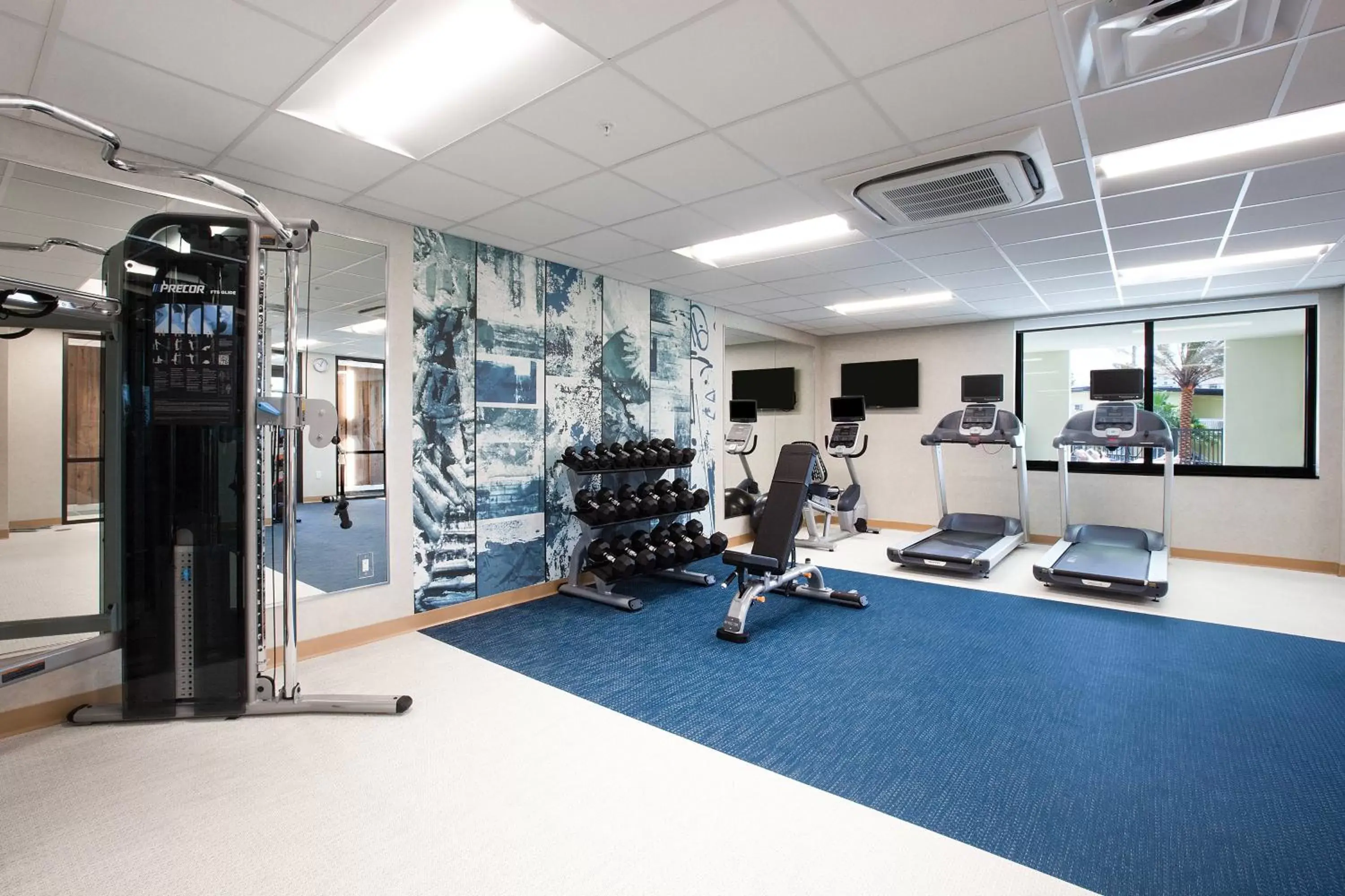 Fitness centre/facilities, Fitness Center/Facilities in Fairfield Inn & Suites by Marriott Clearwater Beach