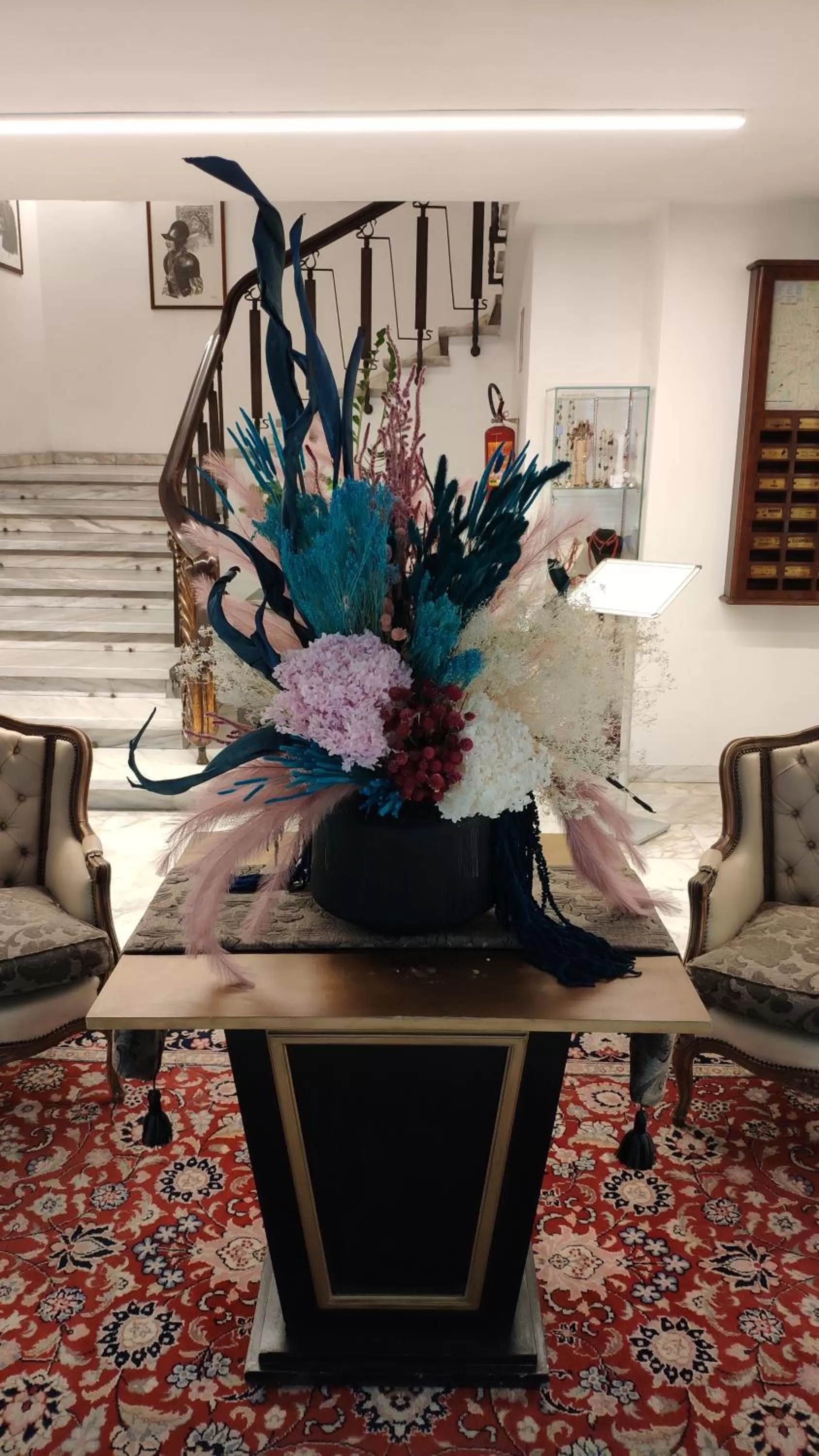 Lobby or reception in Grand Hotel Duomo