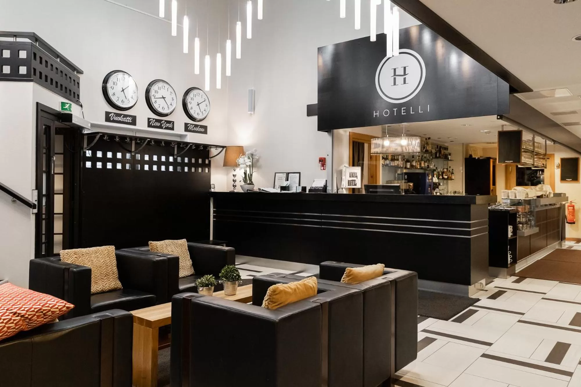 Lobby or reception in Hotel Aateli Lakeside