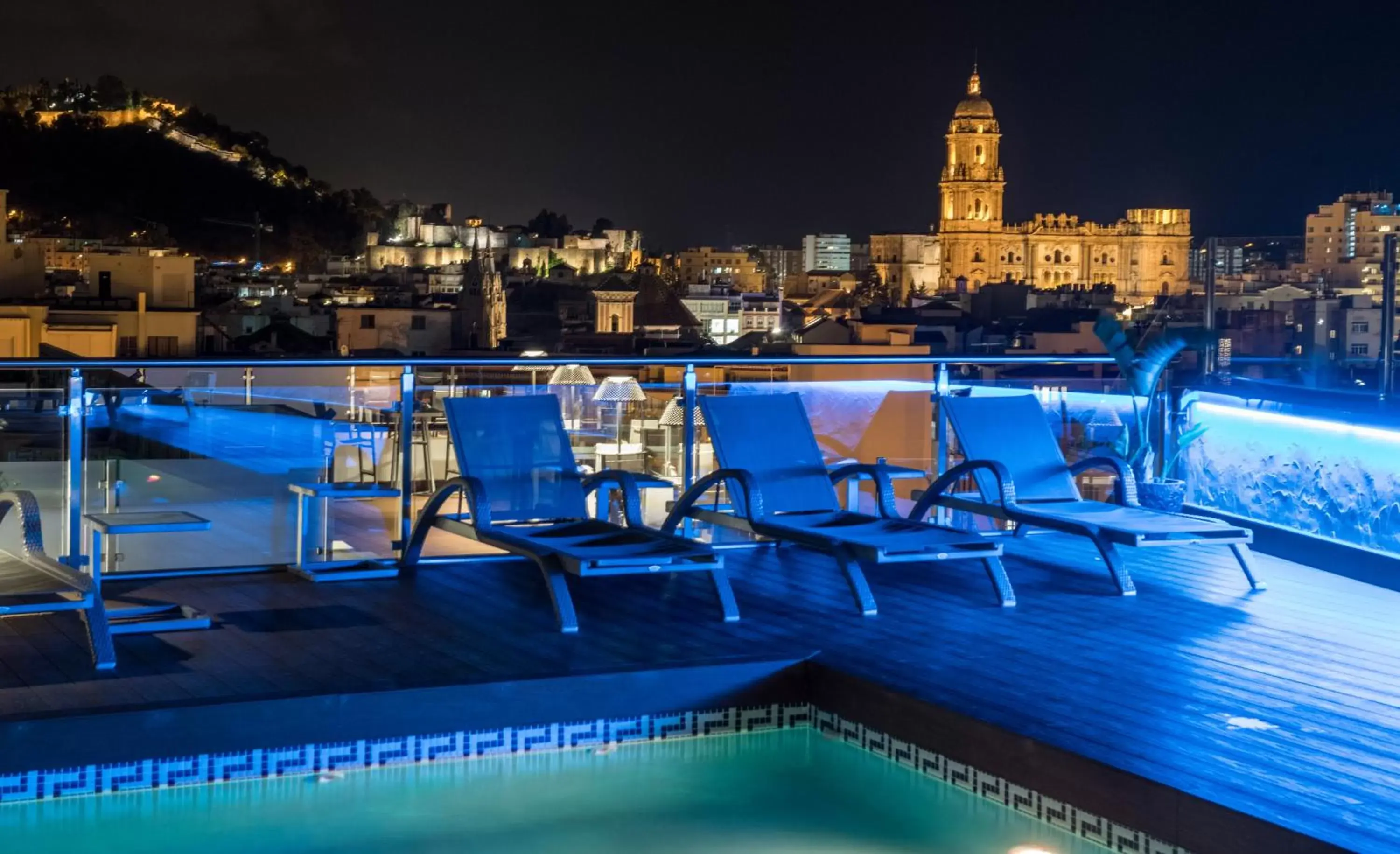 Swimming Pool in Salles Hotel Málaga Centro