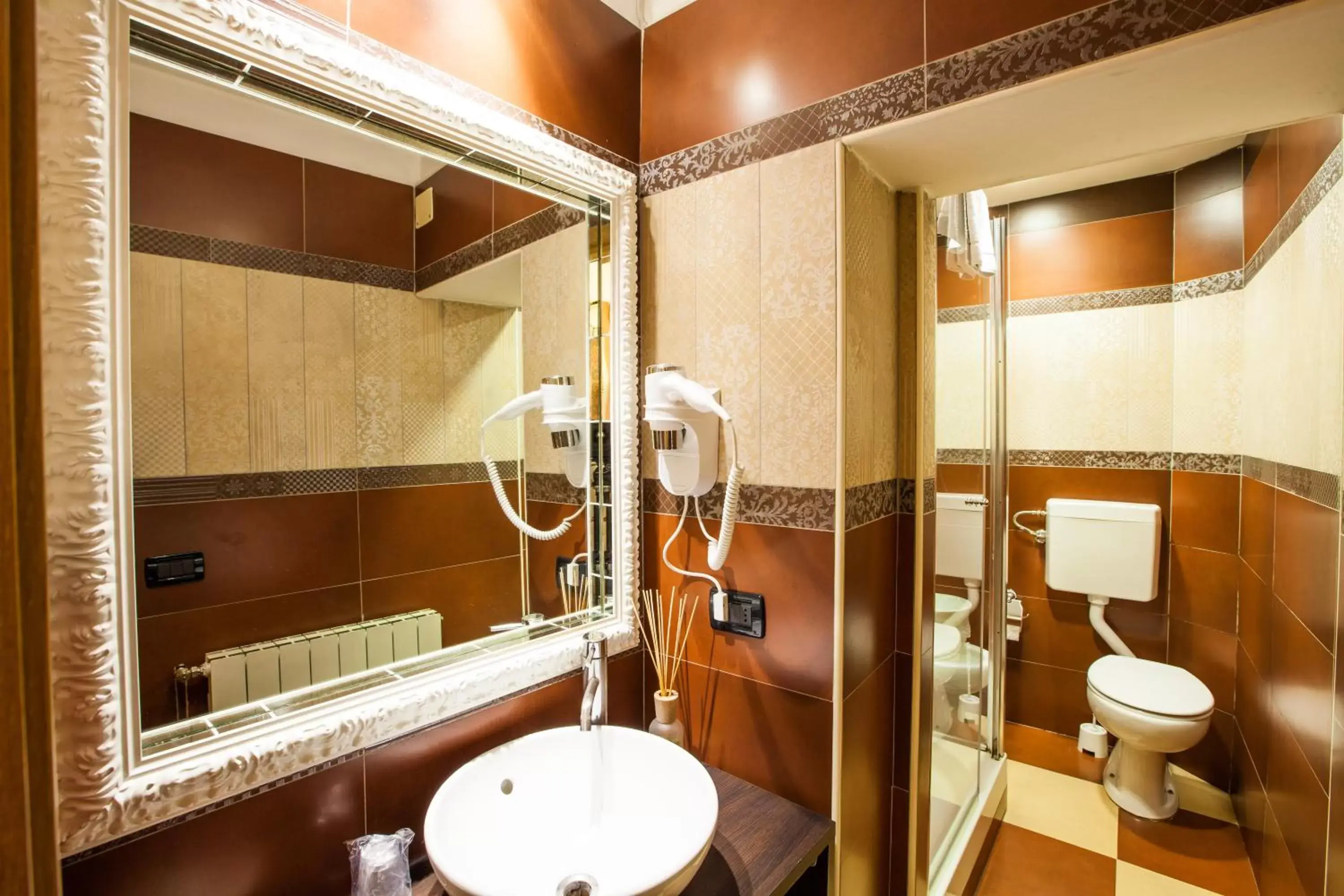 Bathroom in Hotel Il Guercino