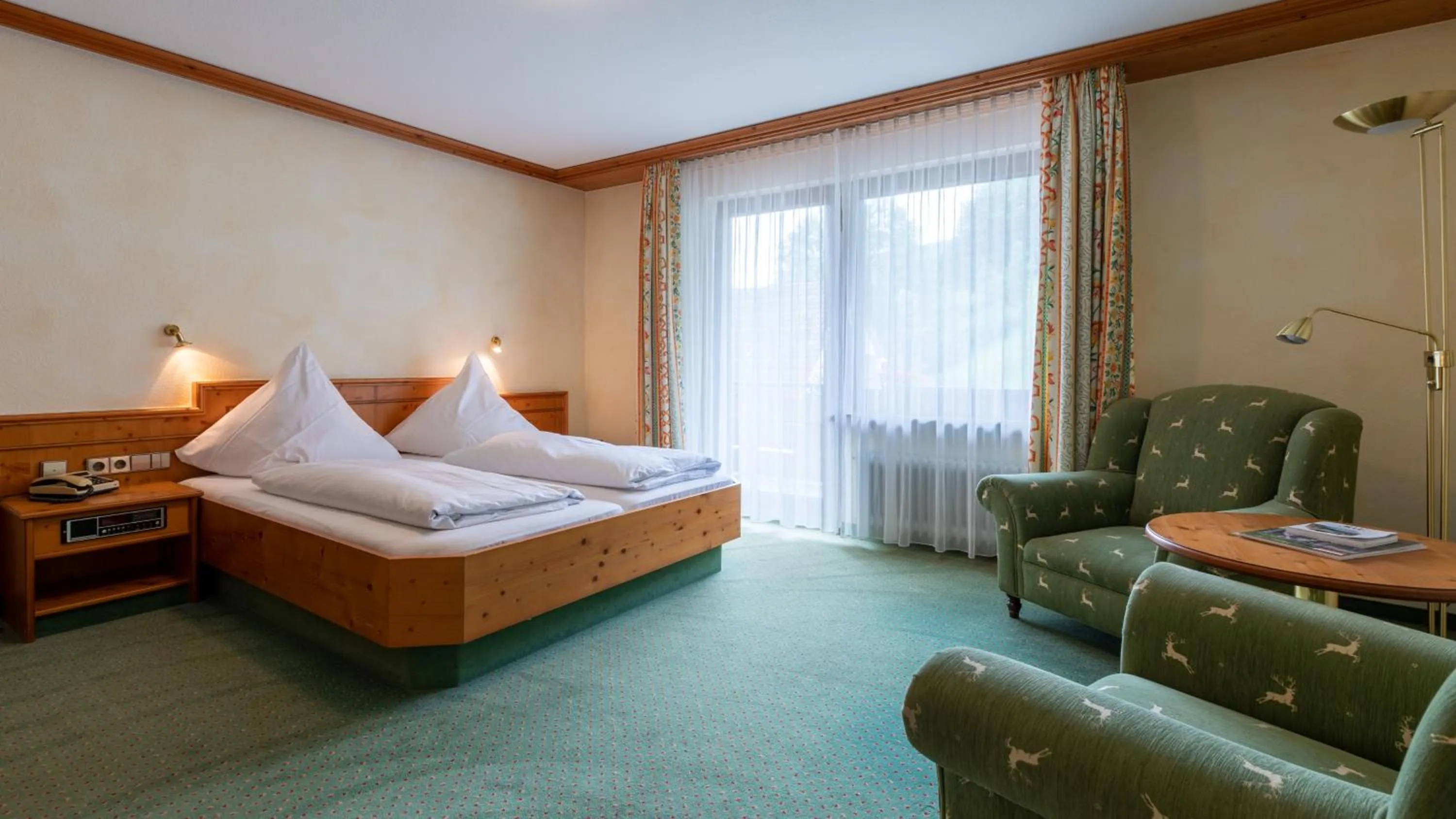 Photo of the whole room, Bed in Sackmann Wanderhotel
