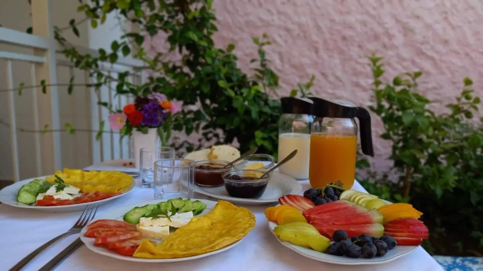 Food and drinks, Breakfast in Villa Oasis