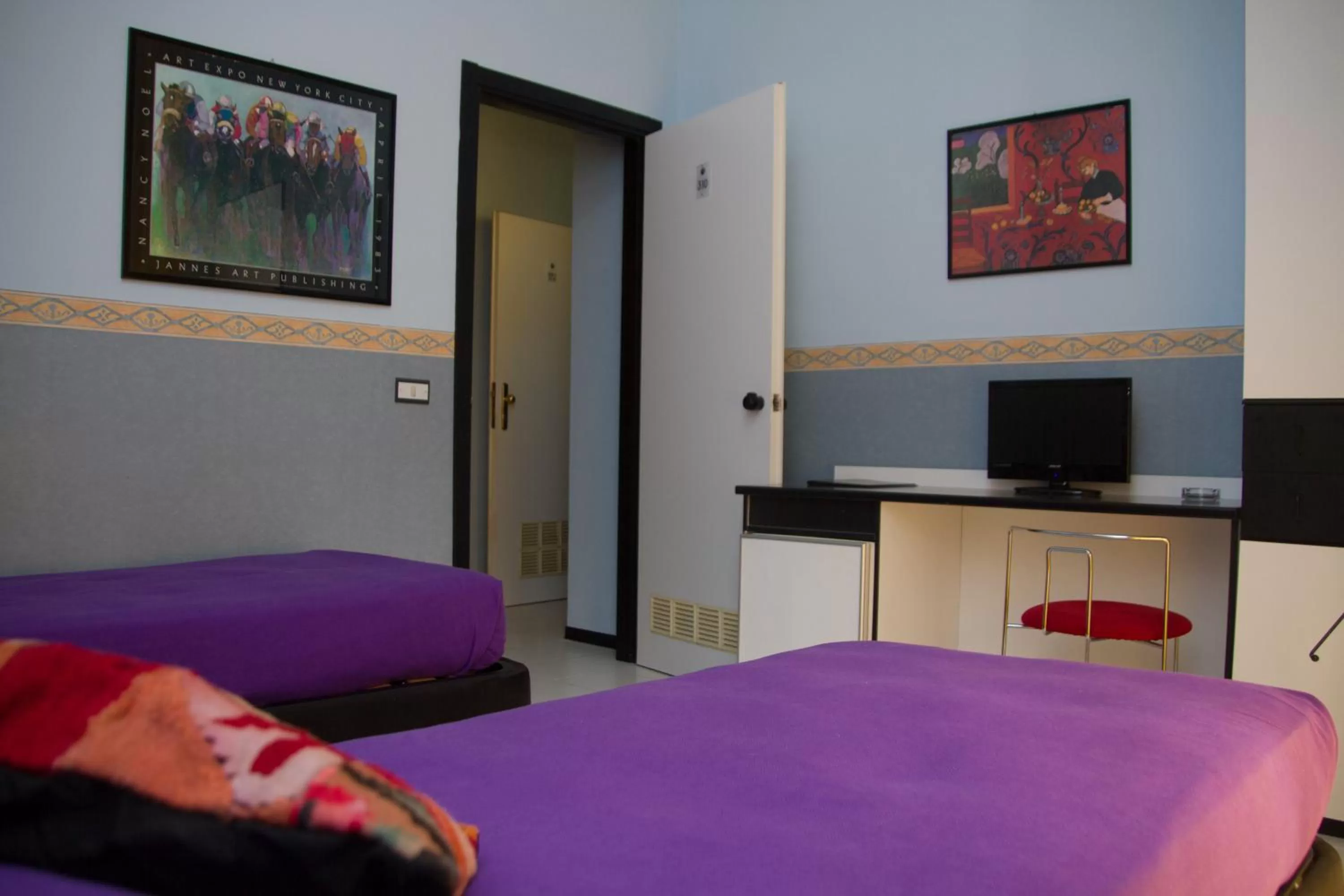 Bed in Hotel Letizia