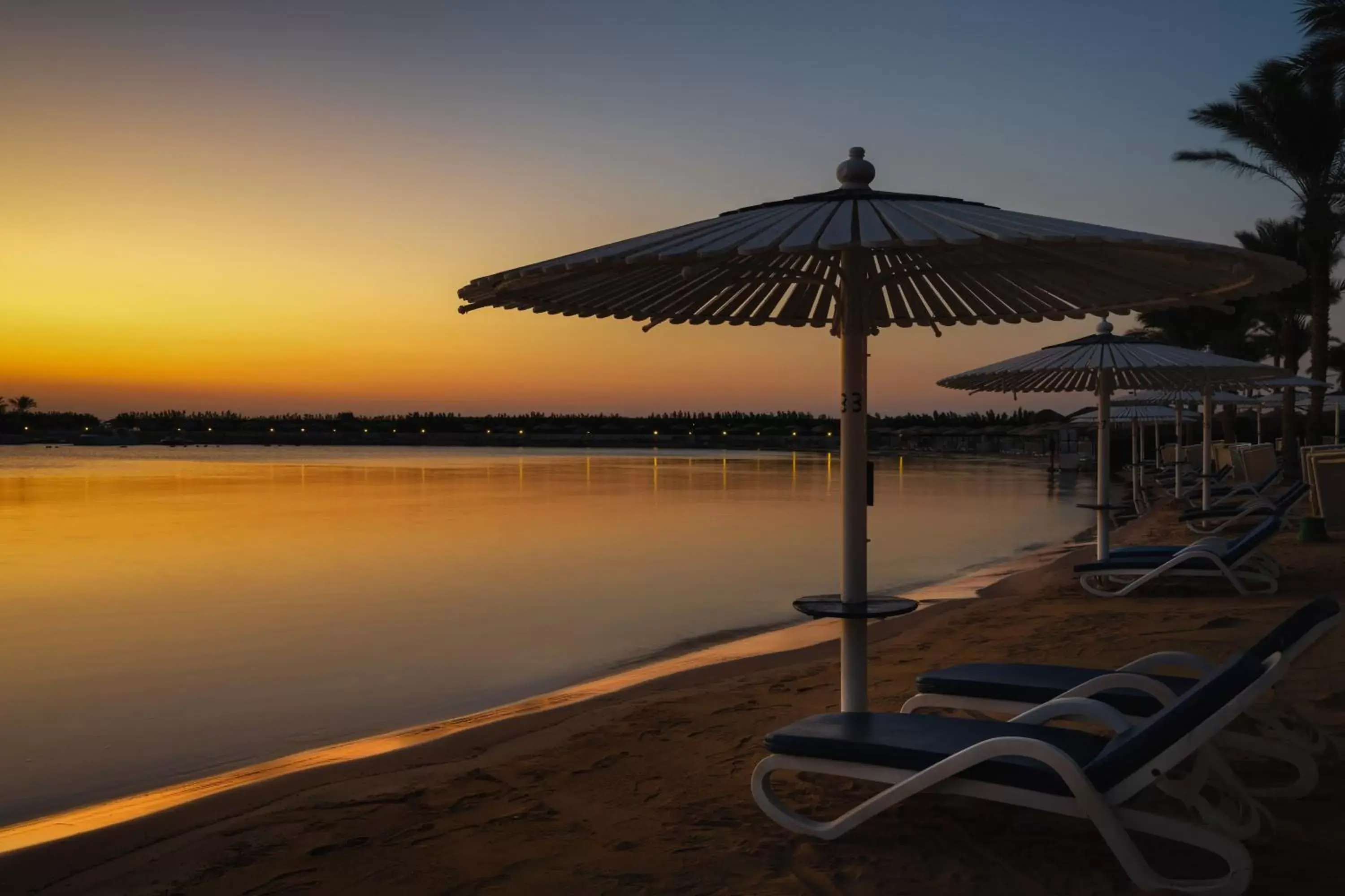Beach, Sunrise/Sunset in Swiss Inn Resort Hurghada