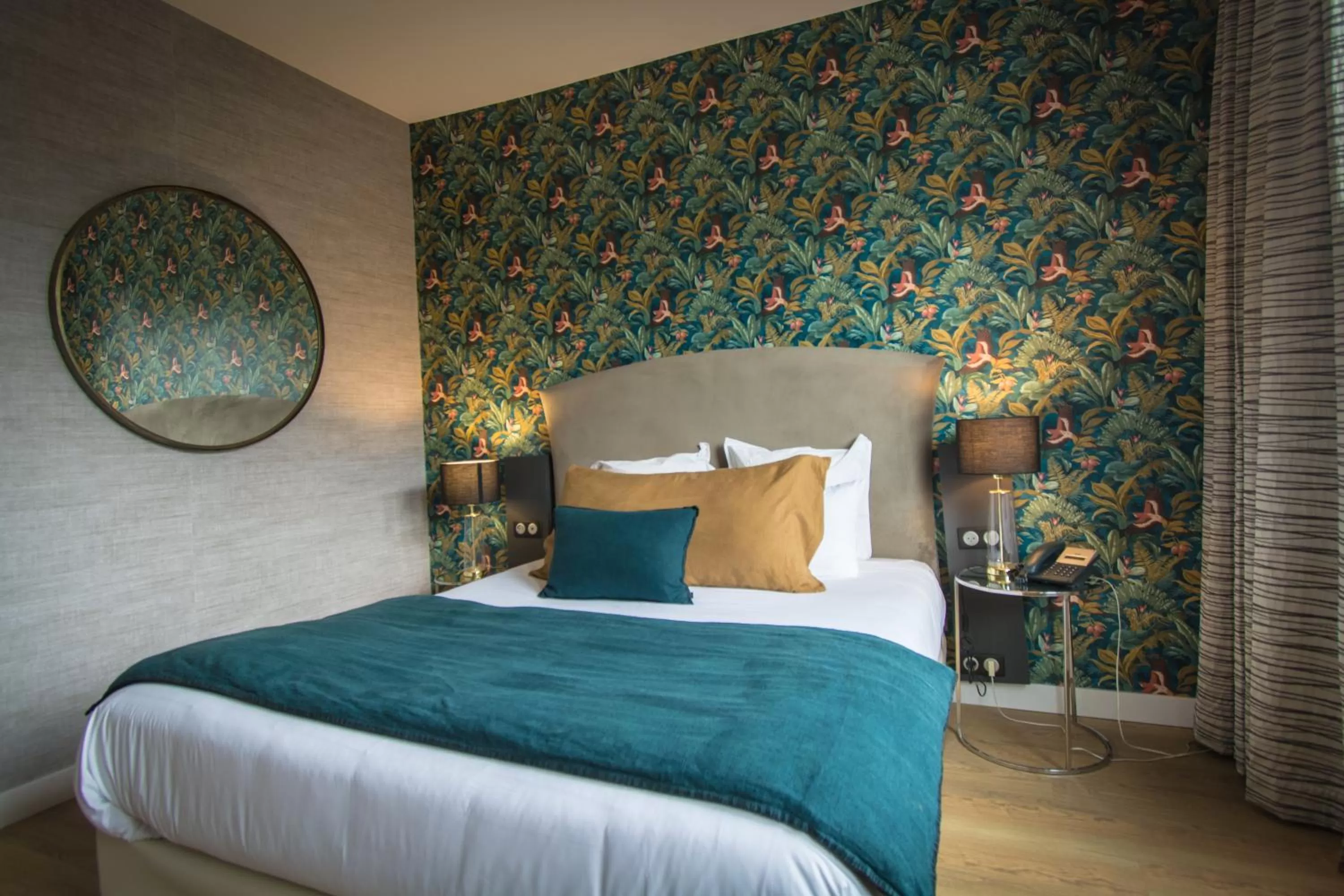 Bed in Hôtel Restaurant Vaillant proche Europapark Rulantica