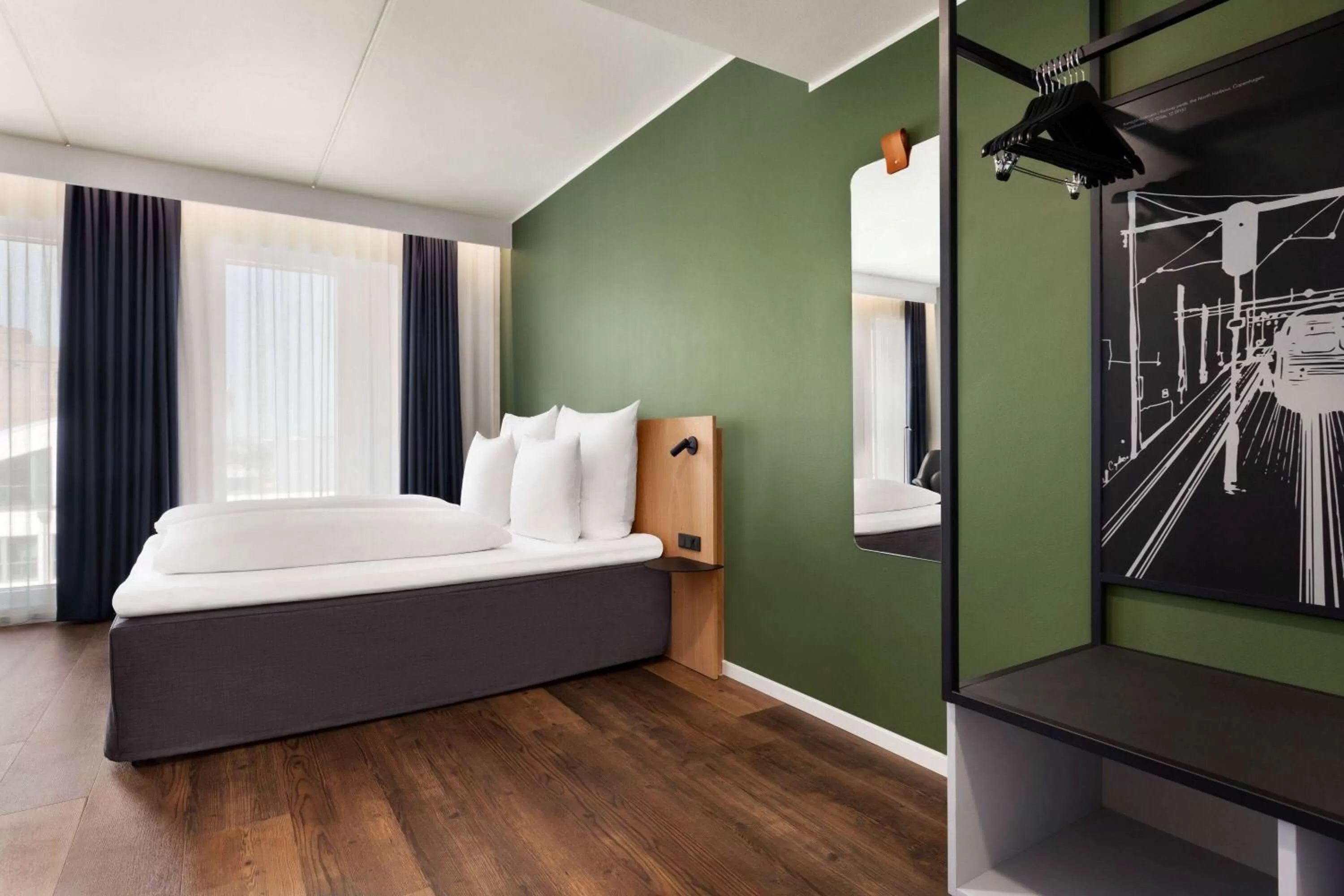 Photo of the whole room, Bed in Comwell Copenhagen Portside Dolce by Wyndham