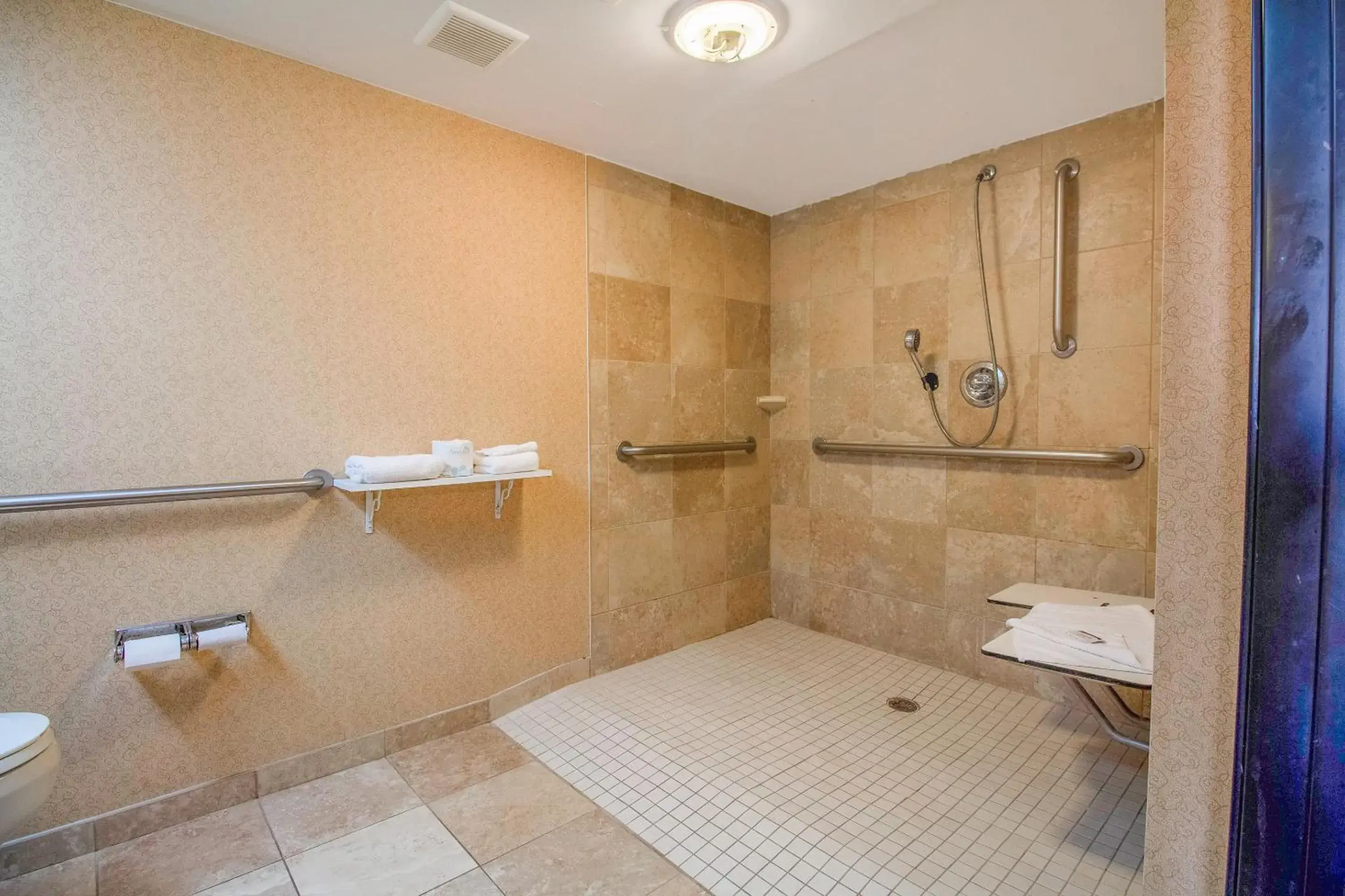 Bathroom in Tulsa Square Hotel Central, I-44 By OYO