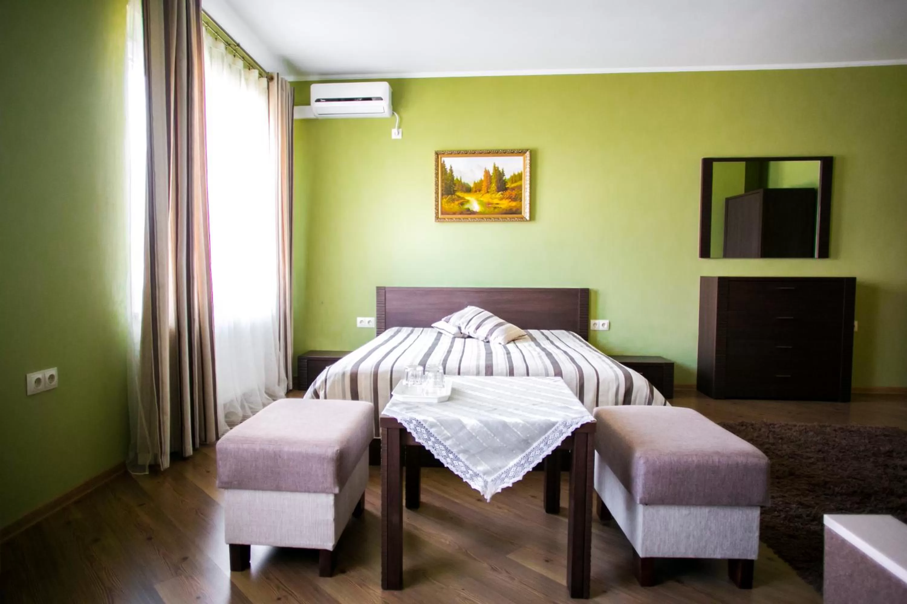 Bed in Tulipan Hotel Aquapark