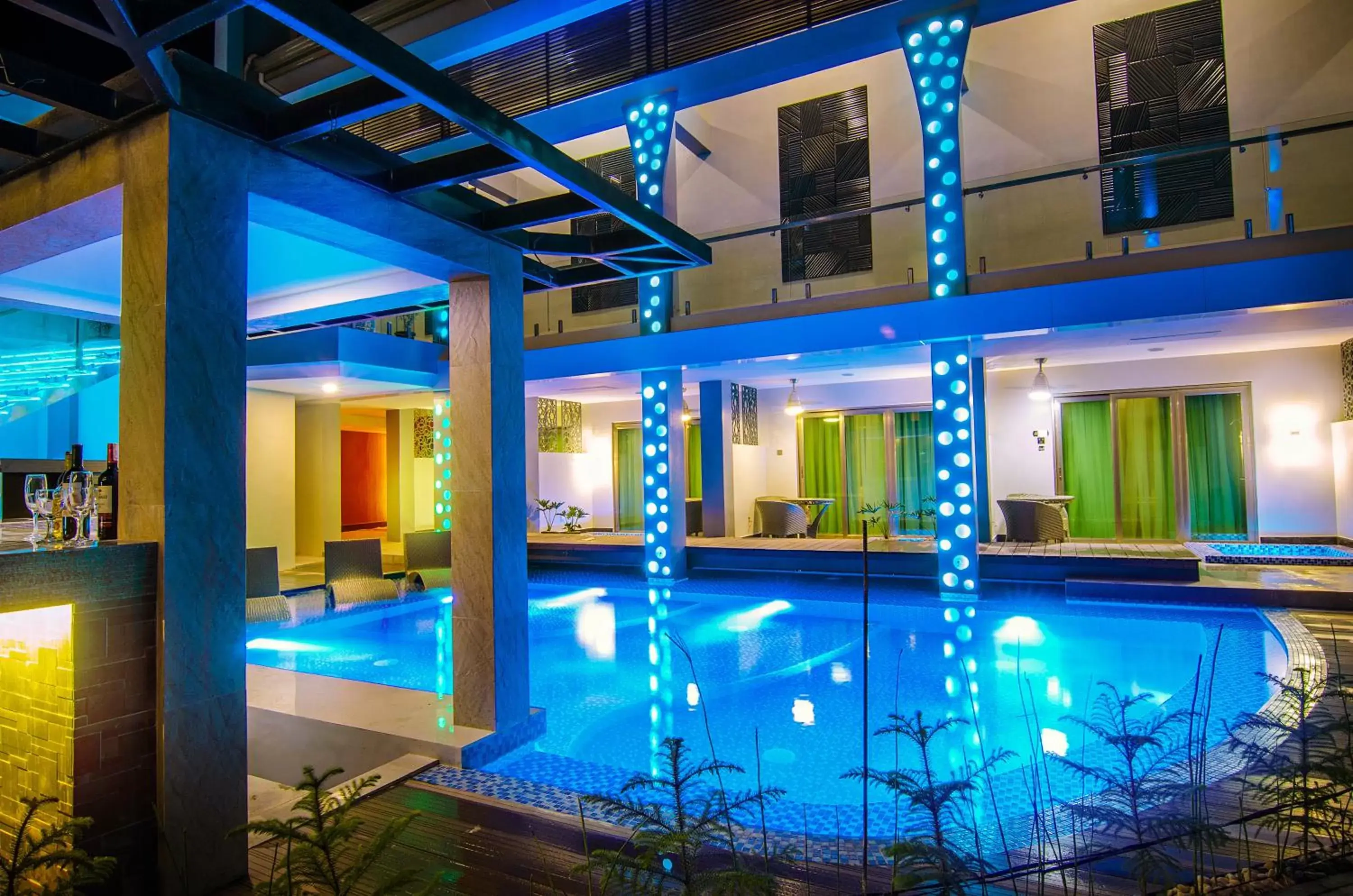 Swimming pool, Property Building in Eloisa Royal Suites