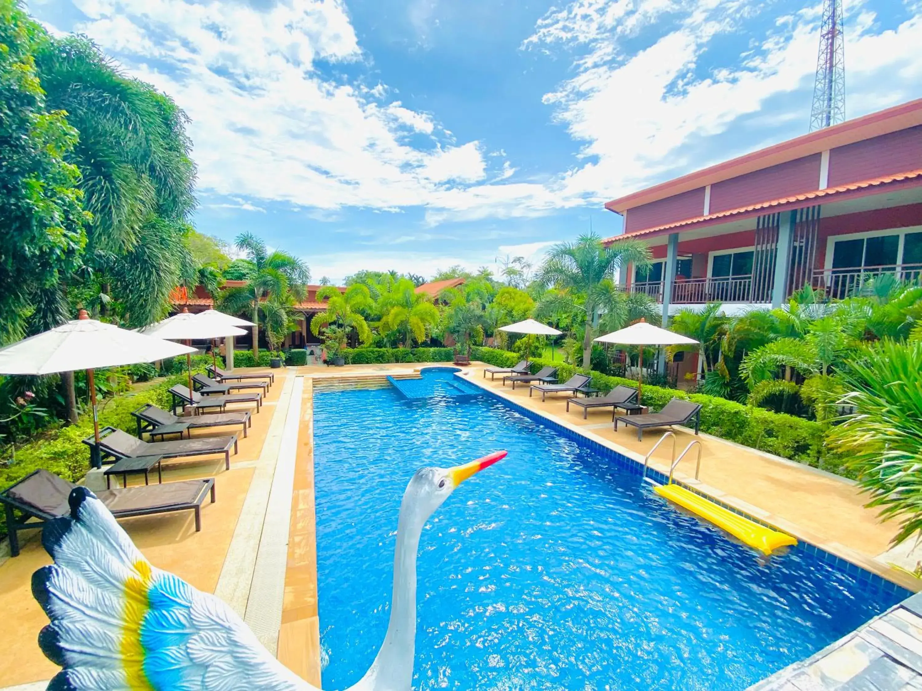 Property building, Swimming Pool in Hatzanda Lanta Resort - SHA Extra Plus