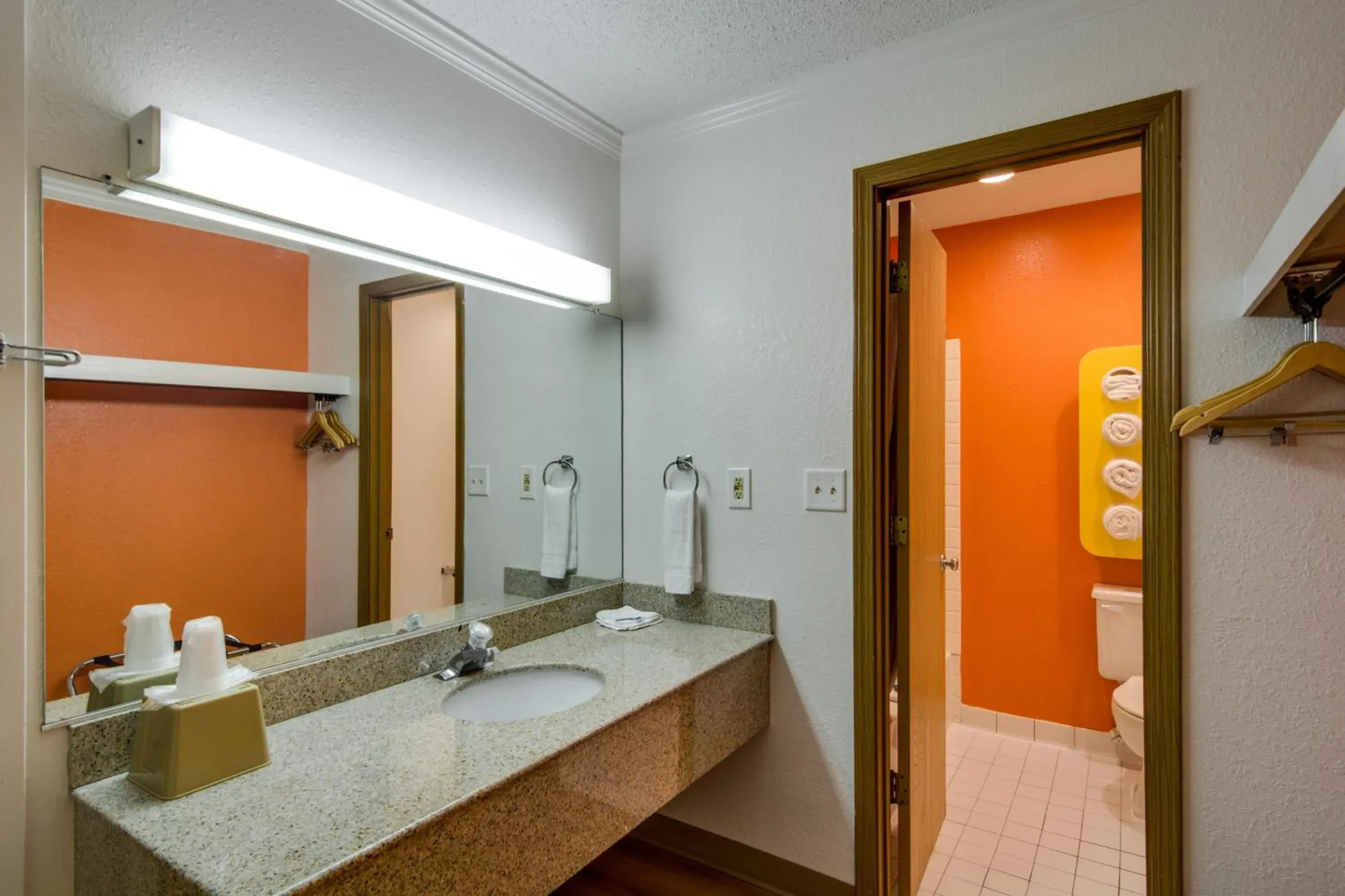 Bathroom in Motel 6-Waukegan, IL