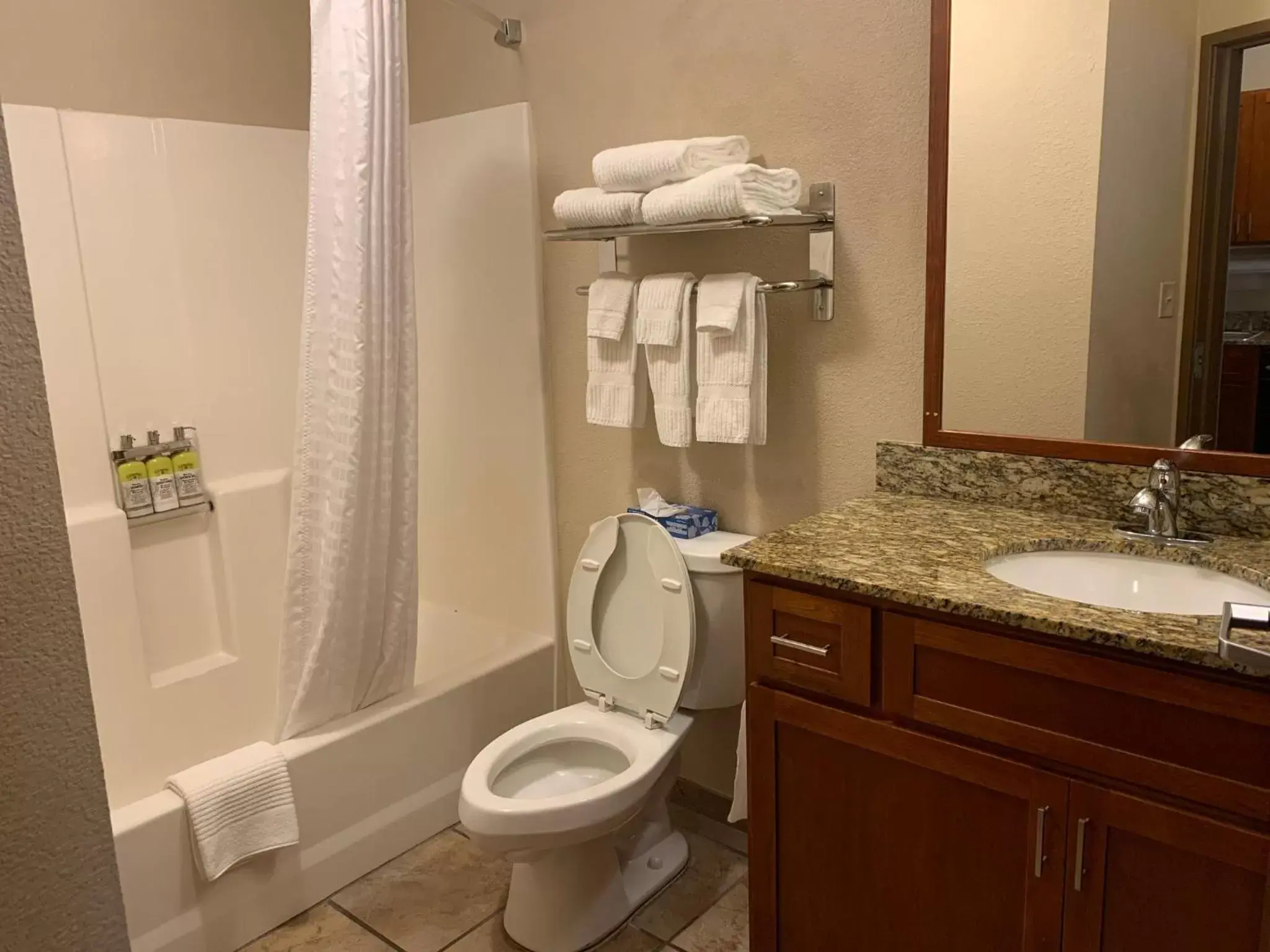 Photo of the whole room, Bathroom in Candlewood Suites Jonesboro, an IHG Hotel