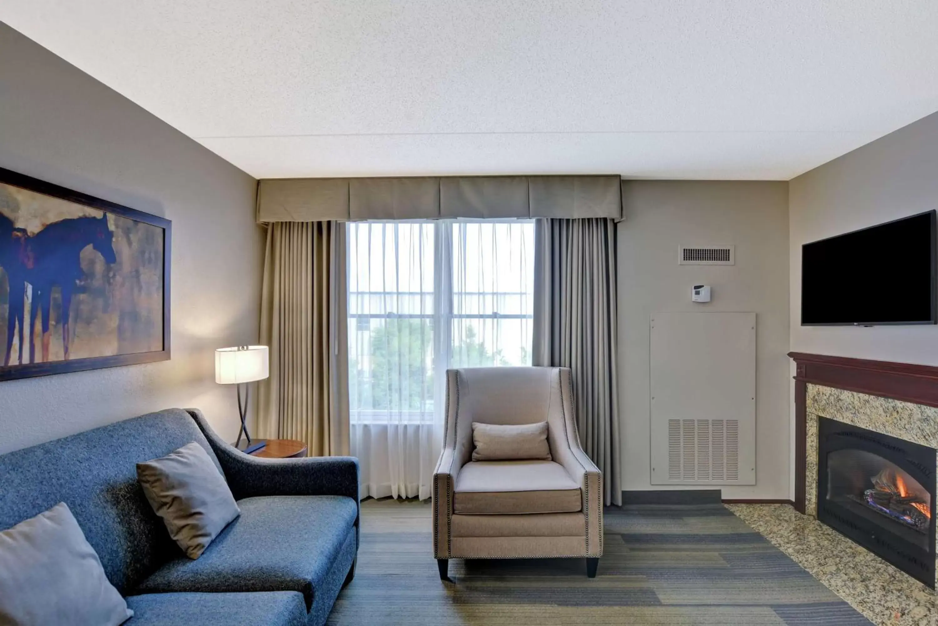 Living room, Seating Area in Homewood Suites by Hilton Lexington Fayette Mall