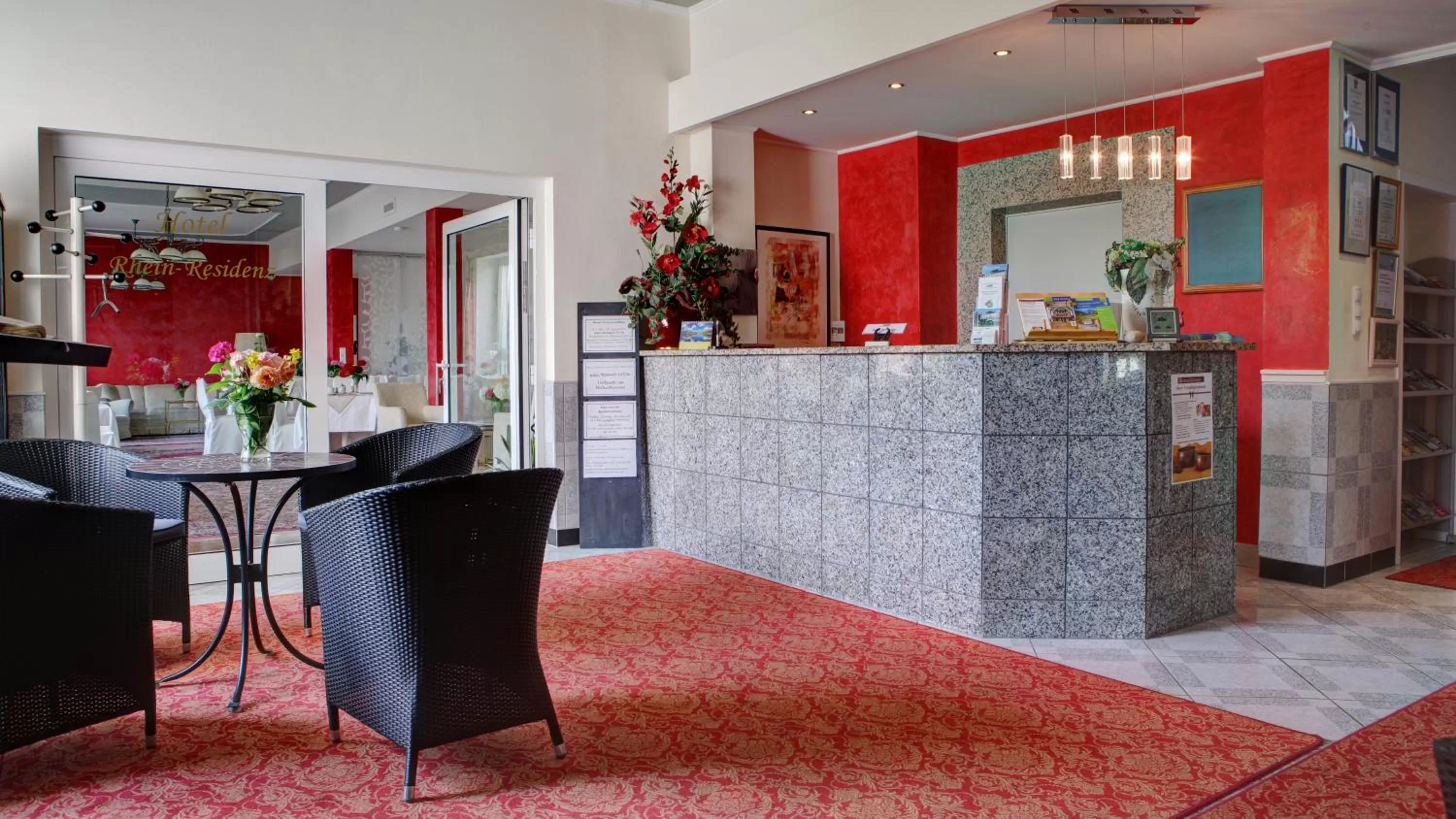 Lobby or reception in Hotel Rhein-Residenz