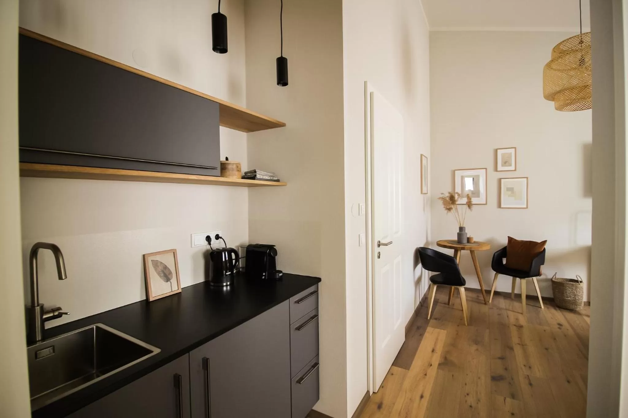 Kitchen or kitchenette in Das Kornburg-Quartier