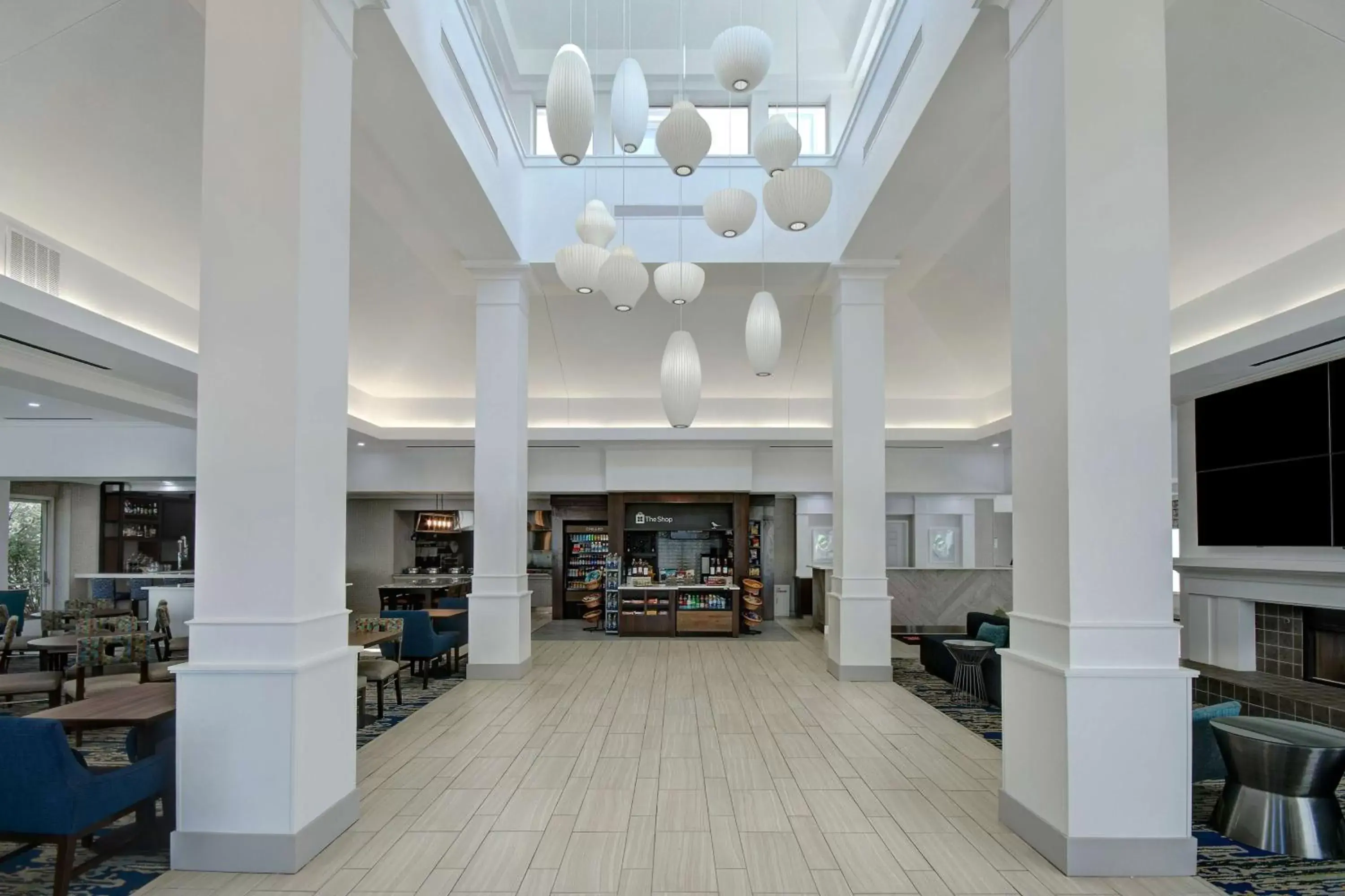 Lobby or reception, Lobby/Reception in Hilton Garden Inn Detroit Metro Airport