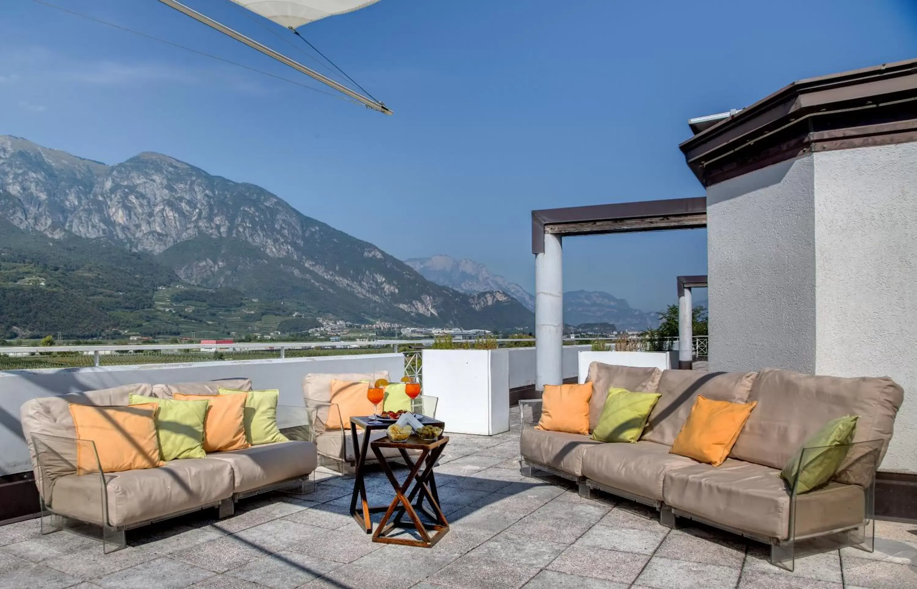 Balcony/Terrace, Mountain View in Best Western Hotel Adige