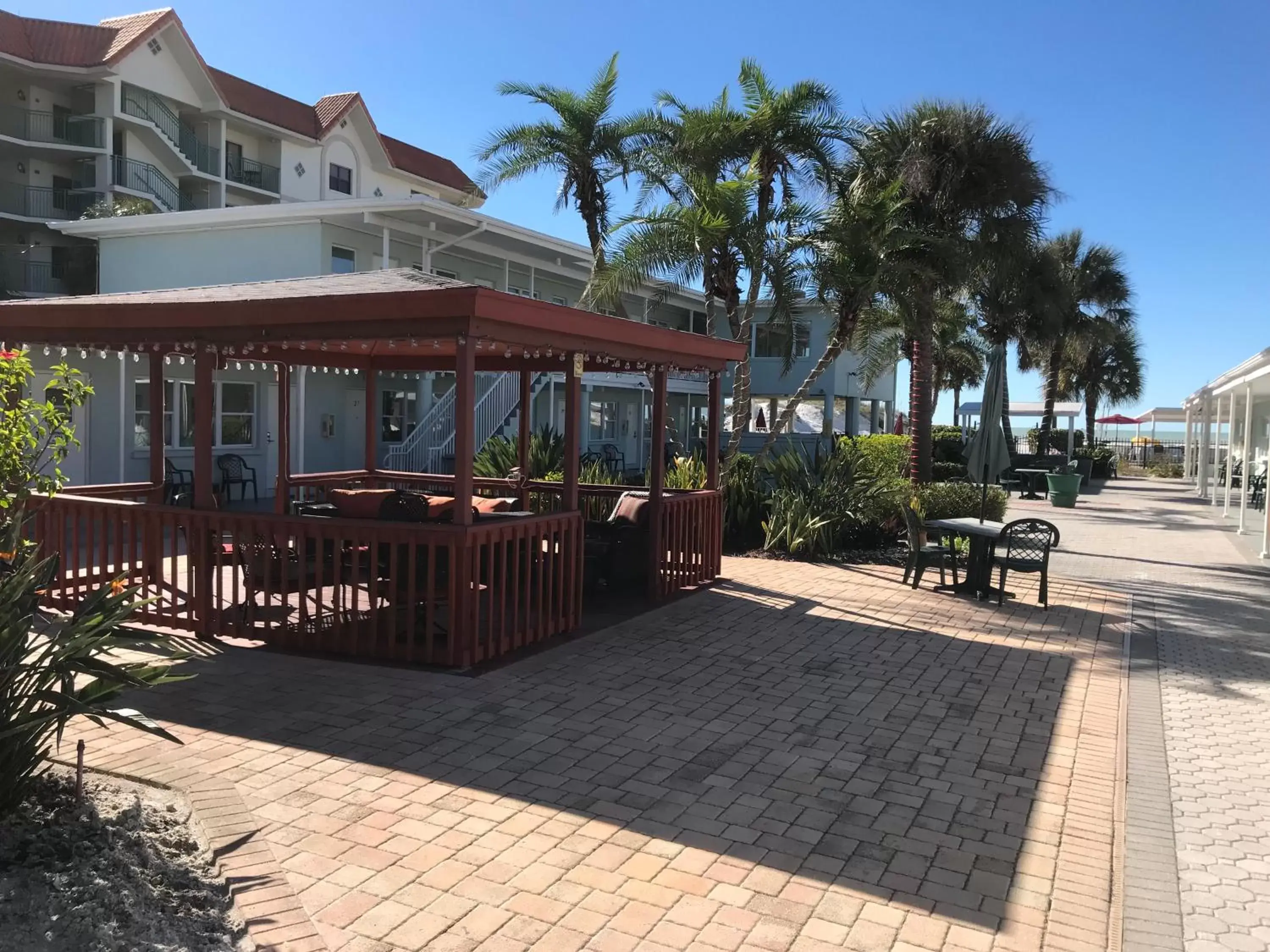 Patio, Property Building in Miramar Resort