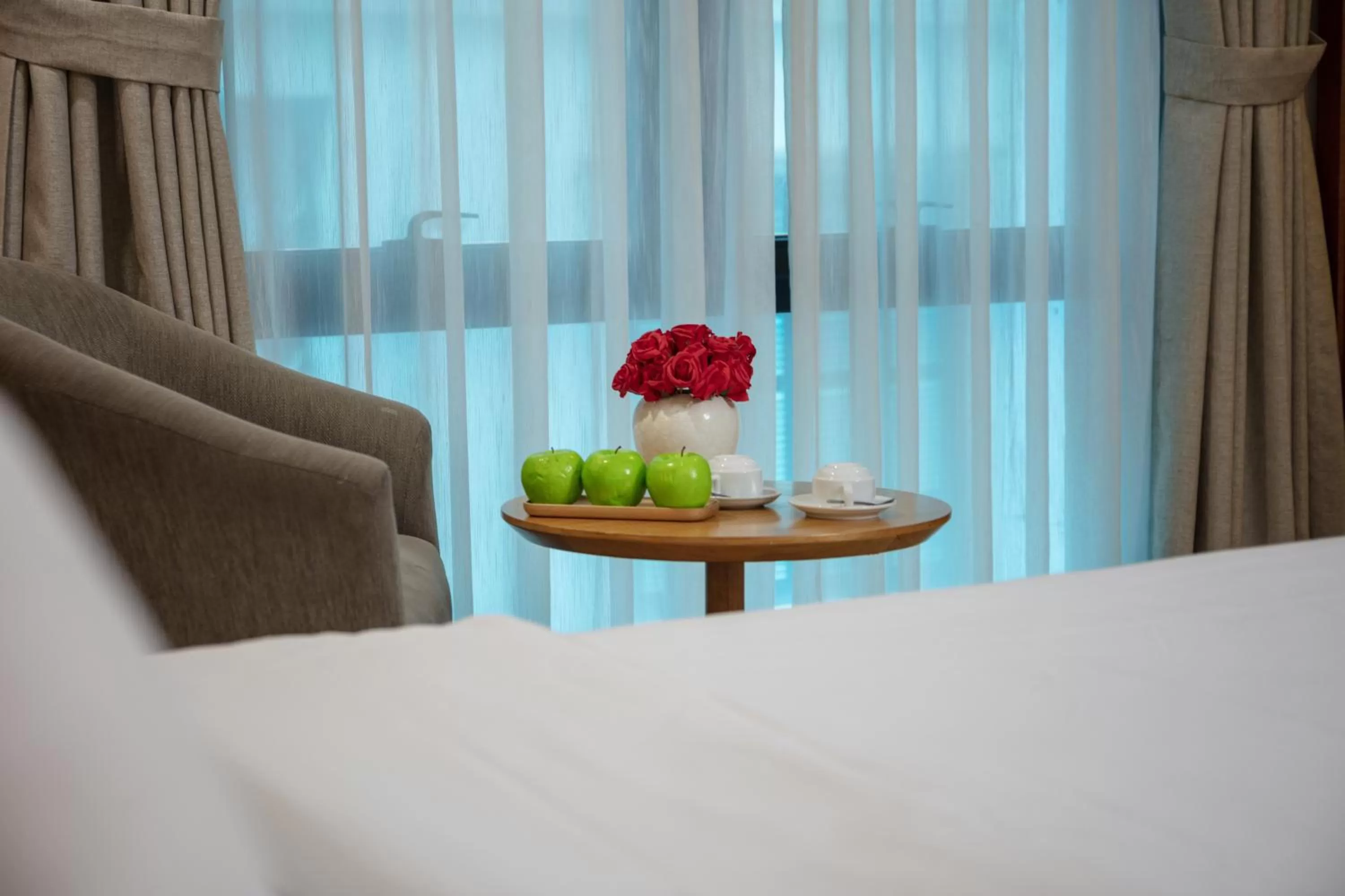 Bed in HALO HANOI HOTEL