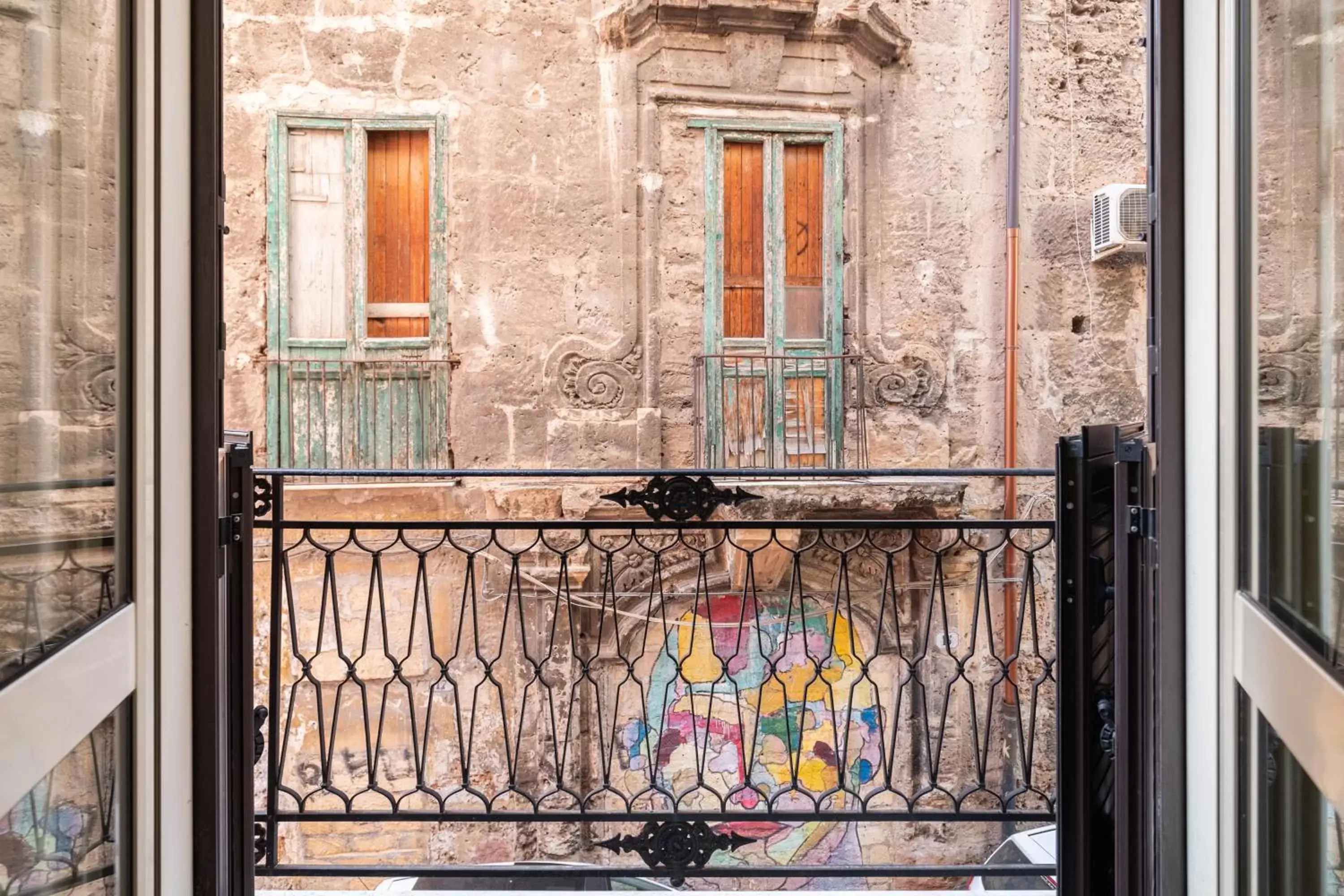 Balcony/Terrace in Open Sicily Homes - Residence ai Quattro Canti - Selfcheck-in