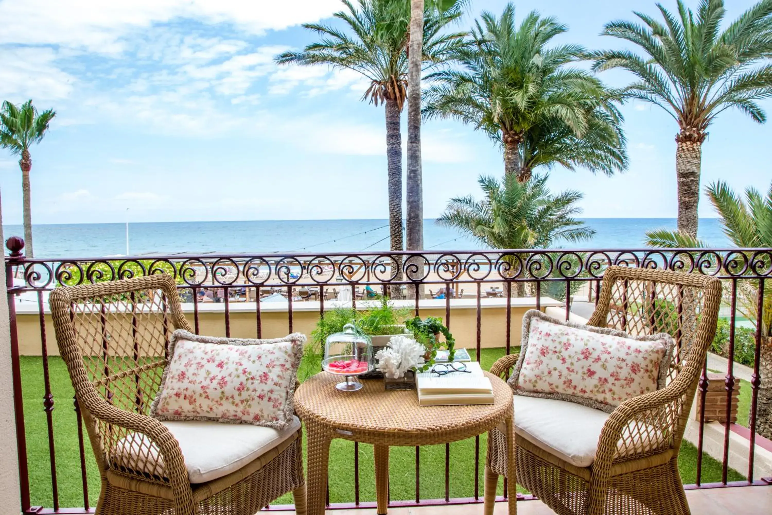 Balcony/Terrace in Hotel Los Ángeles Denia