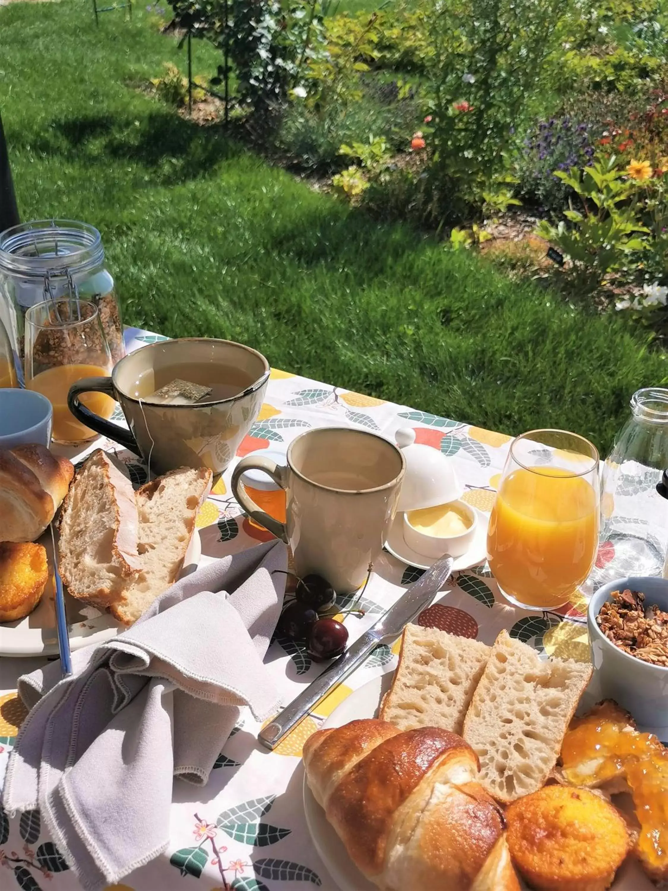 Breakfast in Au Jardin des Deux Roches
