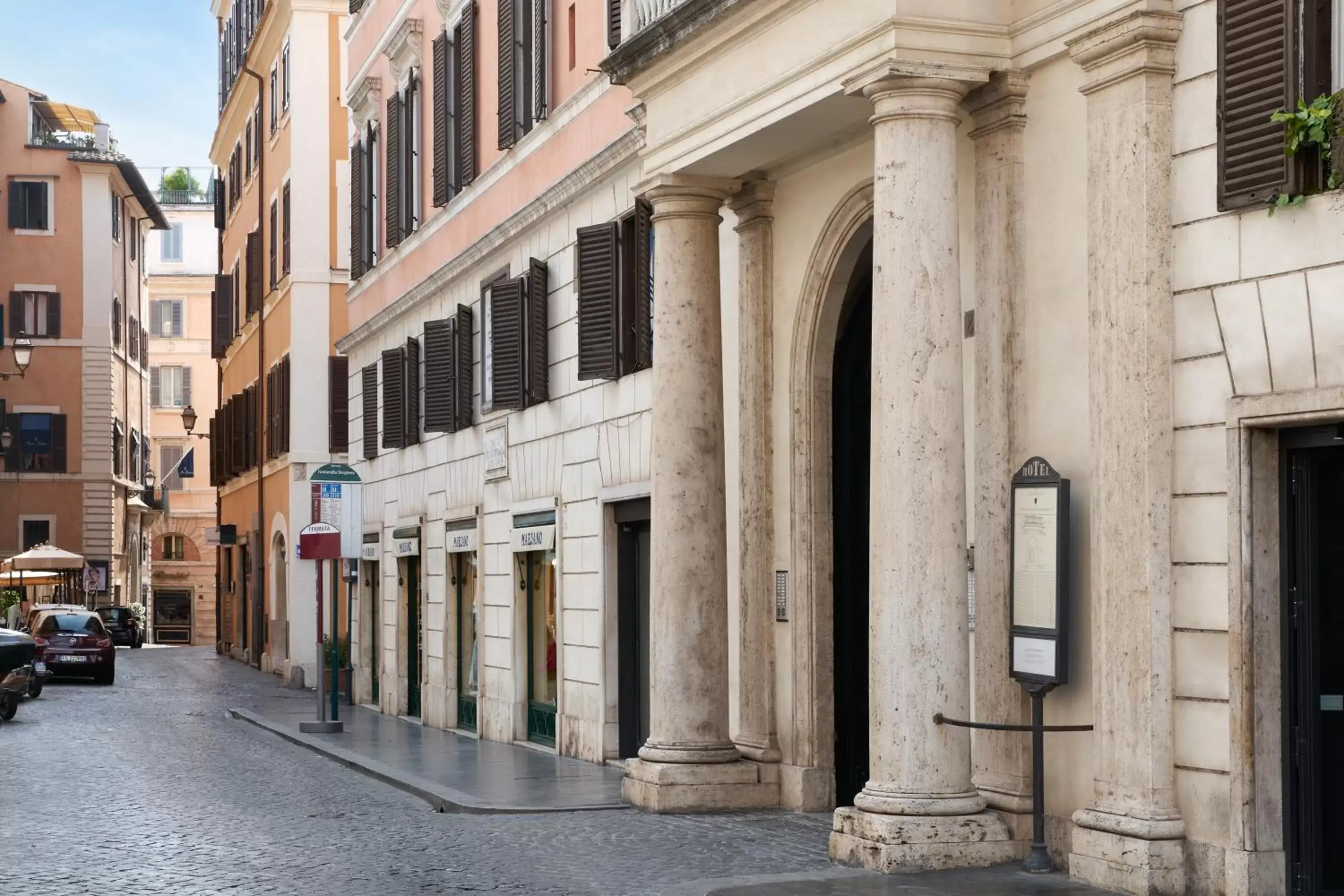 Facade/entrance in Borghese Contemporary Hotel