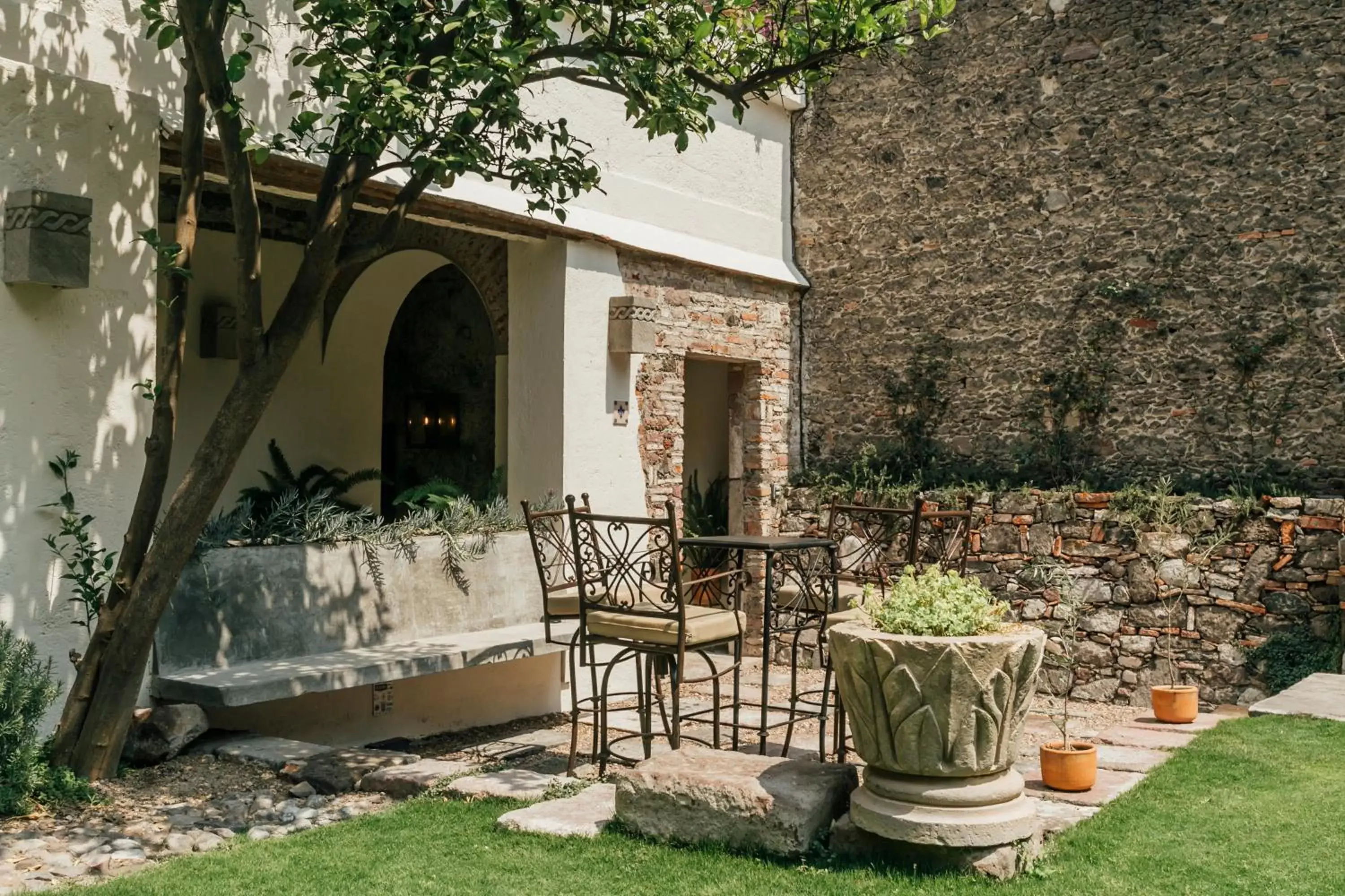 Patio in Orchid House San Miguel de Allende