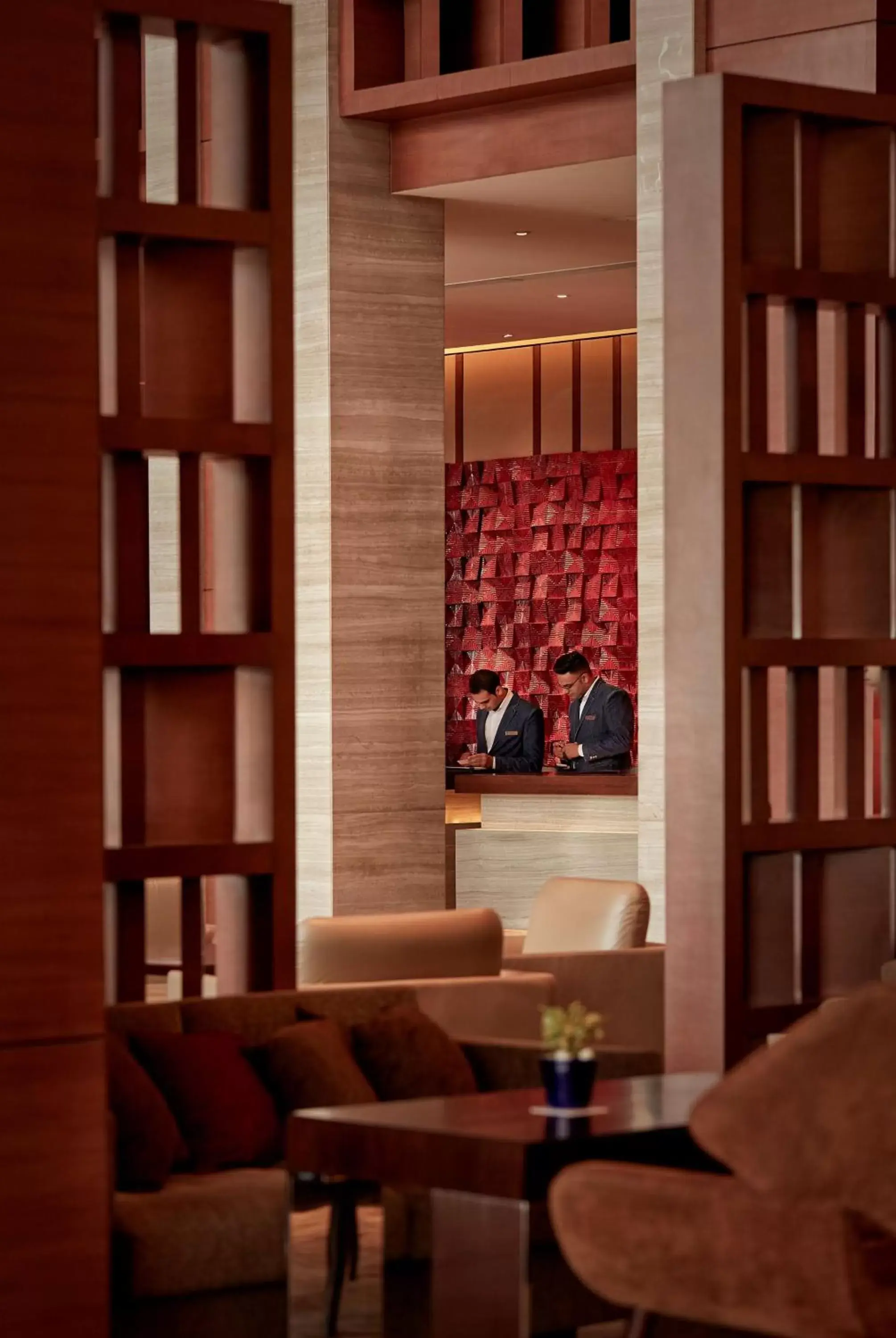 Lobby or reception in Hyatt Regency Chandigarh Lobby or reception in Hyatt Regency Chandigarh