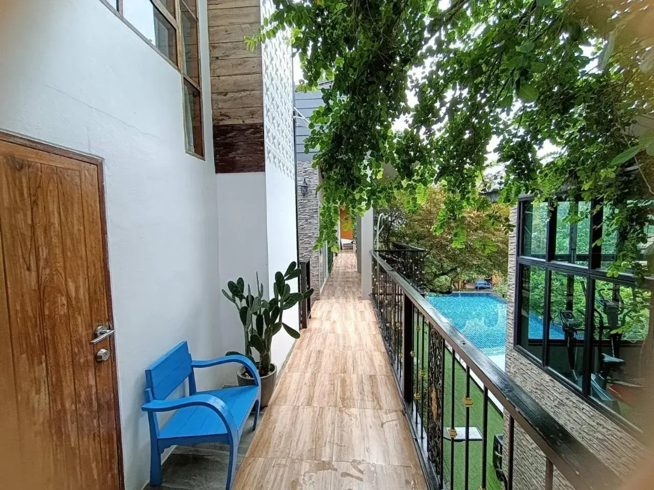 Balcony/Terrace in Aen Guy Boutique Hotel