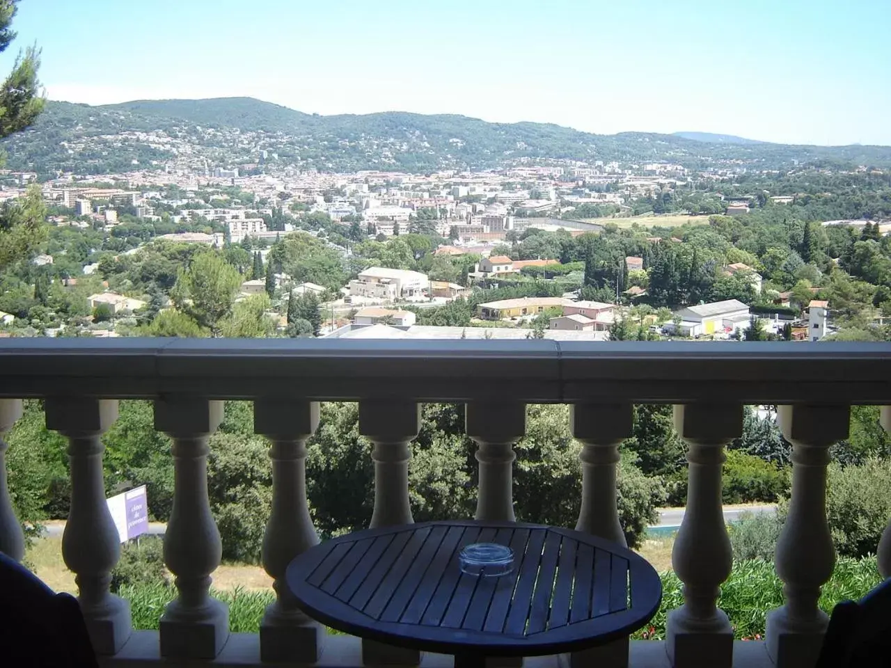 Balcony/Terrace, Mountain View in Logis Hotel Le Col De L'ange
