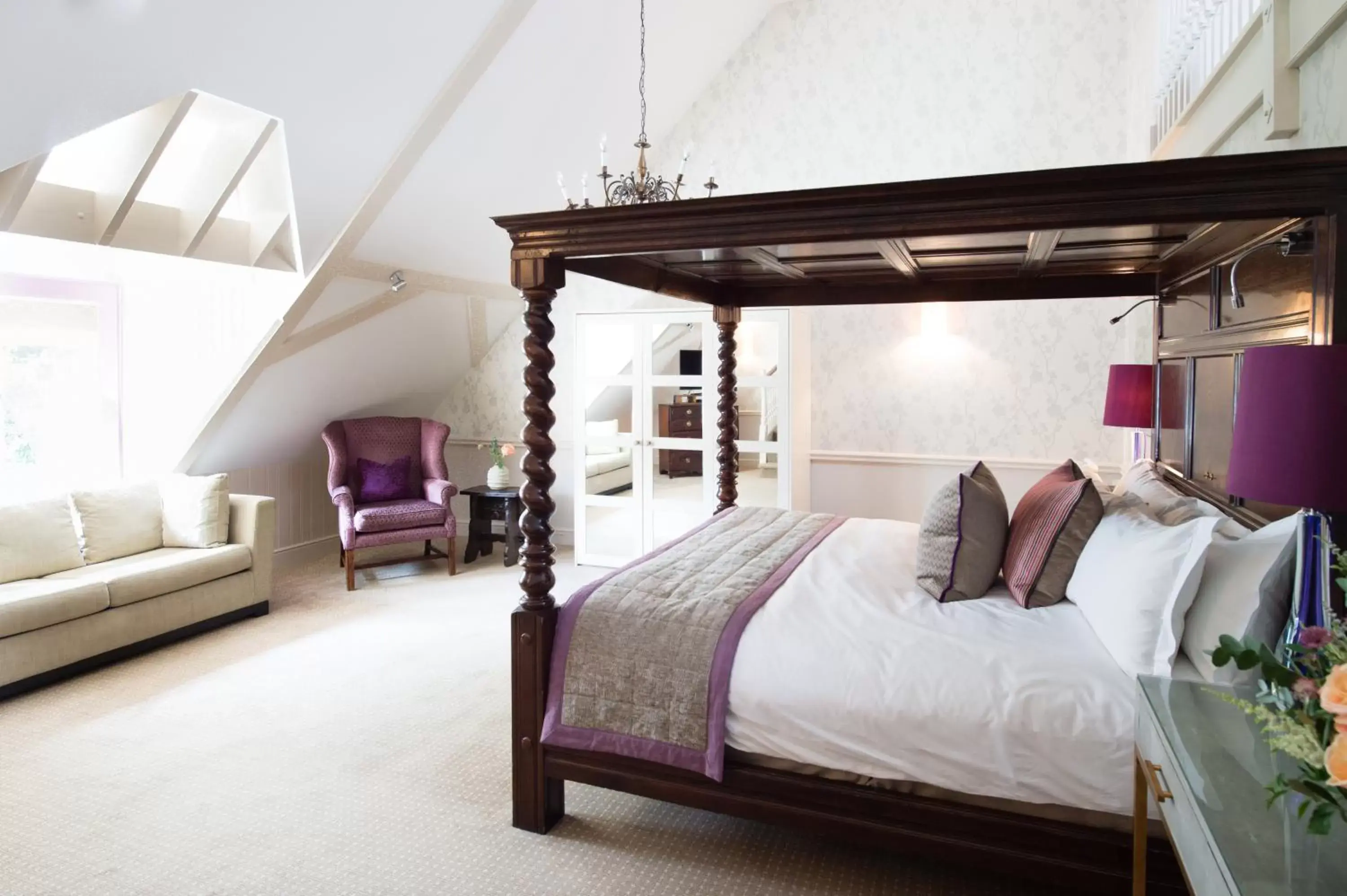 Bedroom, Bed in Pennyhill Park Hotel and Spa