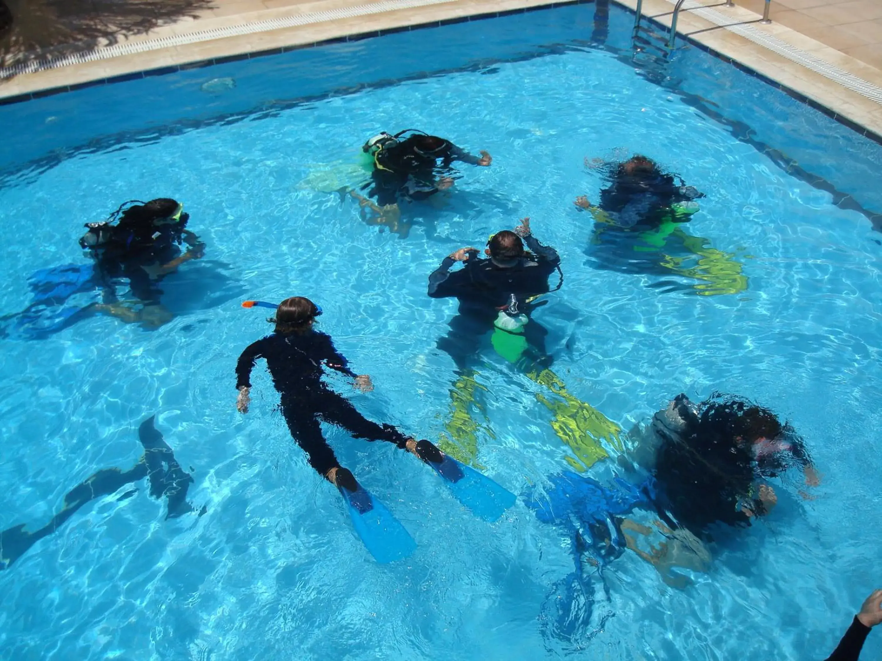 Swimming Pool in Red Sea Dive Center