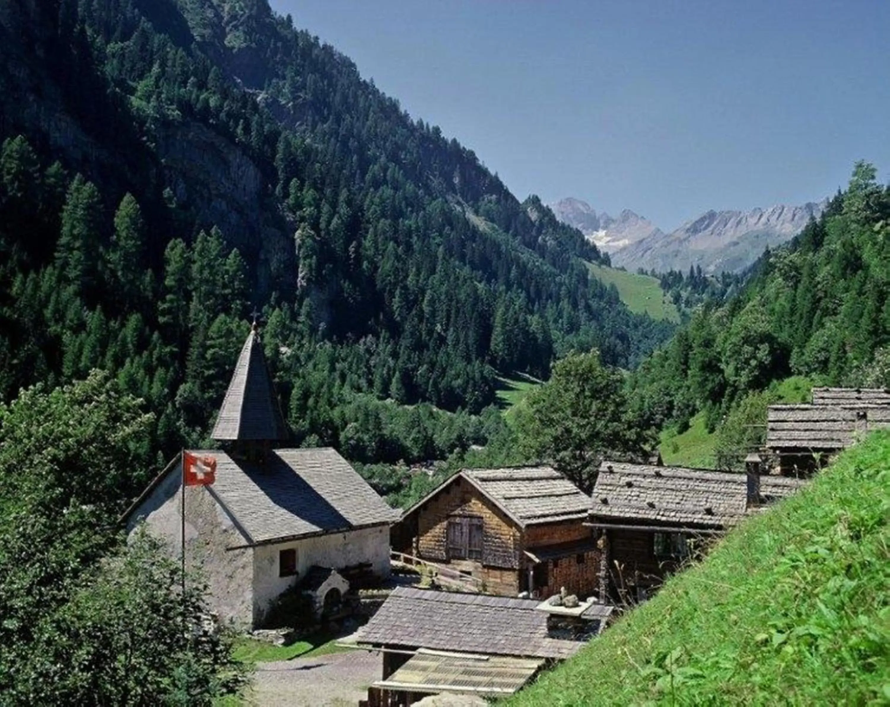 Natural landscape in Swiss Heidi Hotel