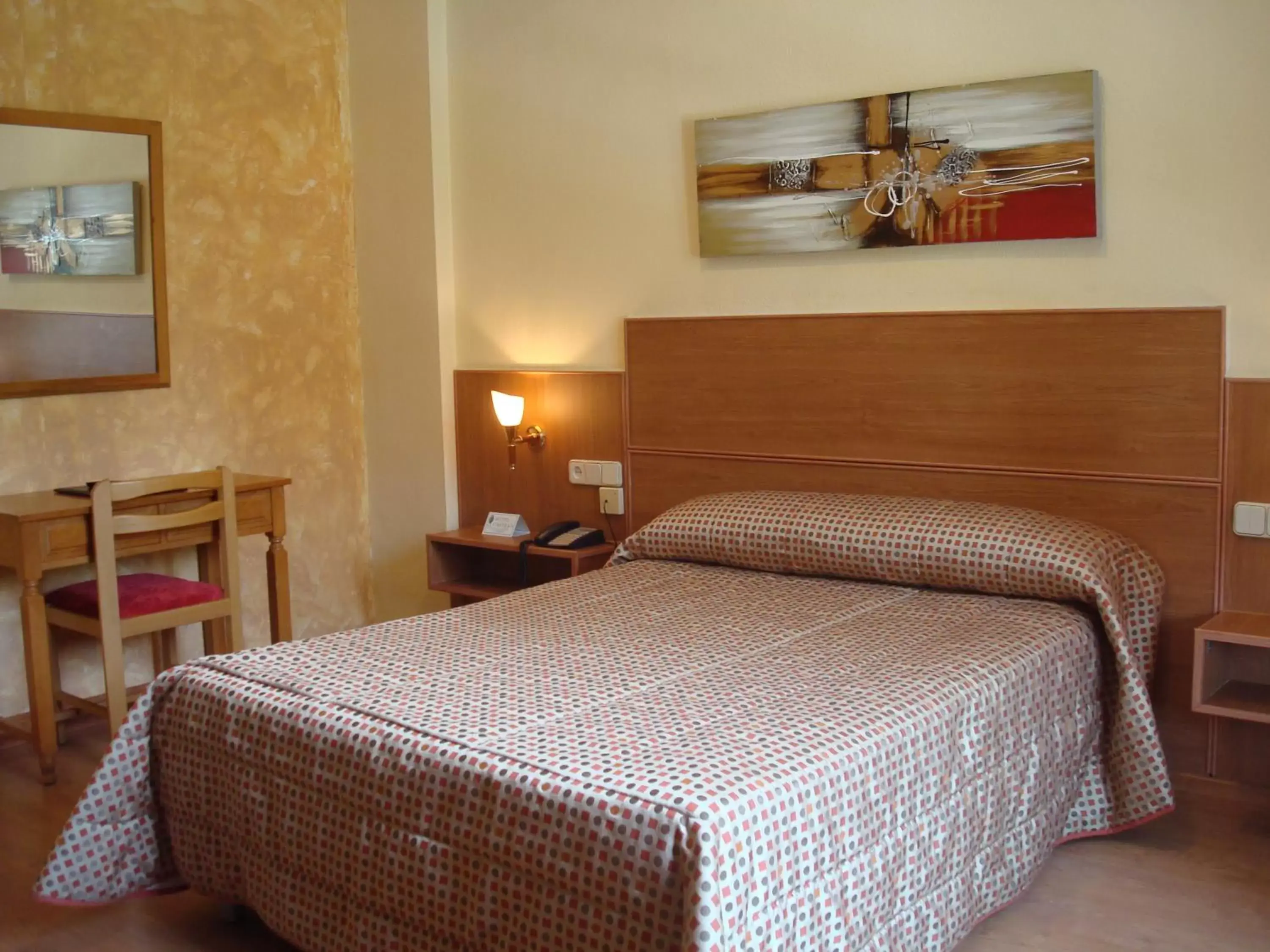 Bed in Hotel Castilla