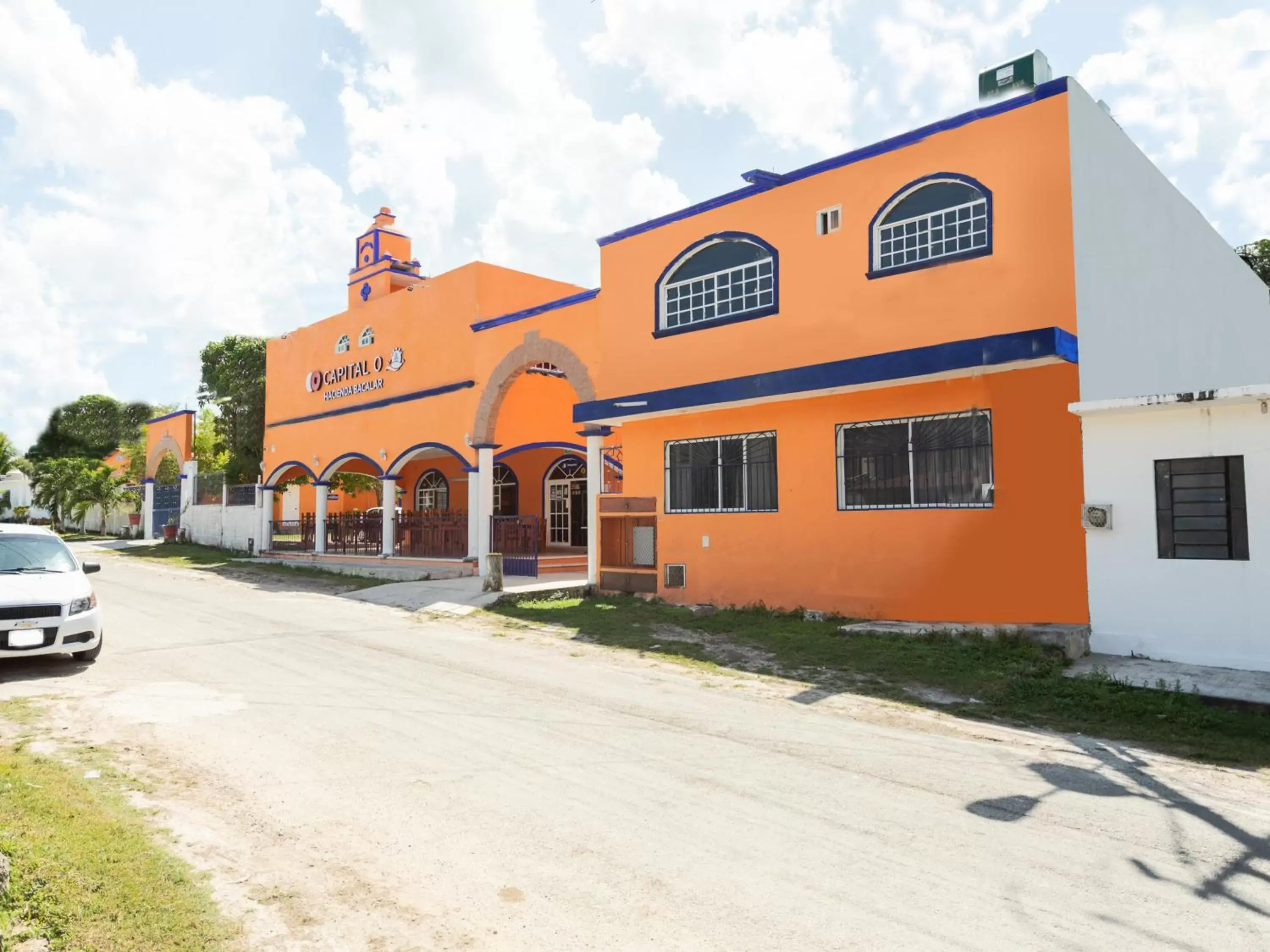 Facade/entrance, Property Building in Hotel Hacienda Bacalar