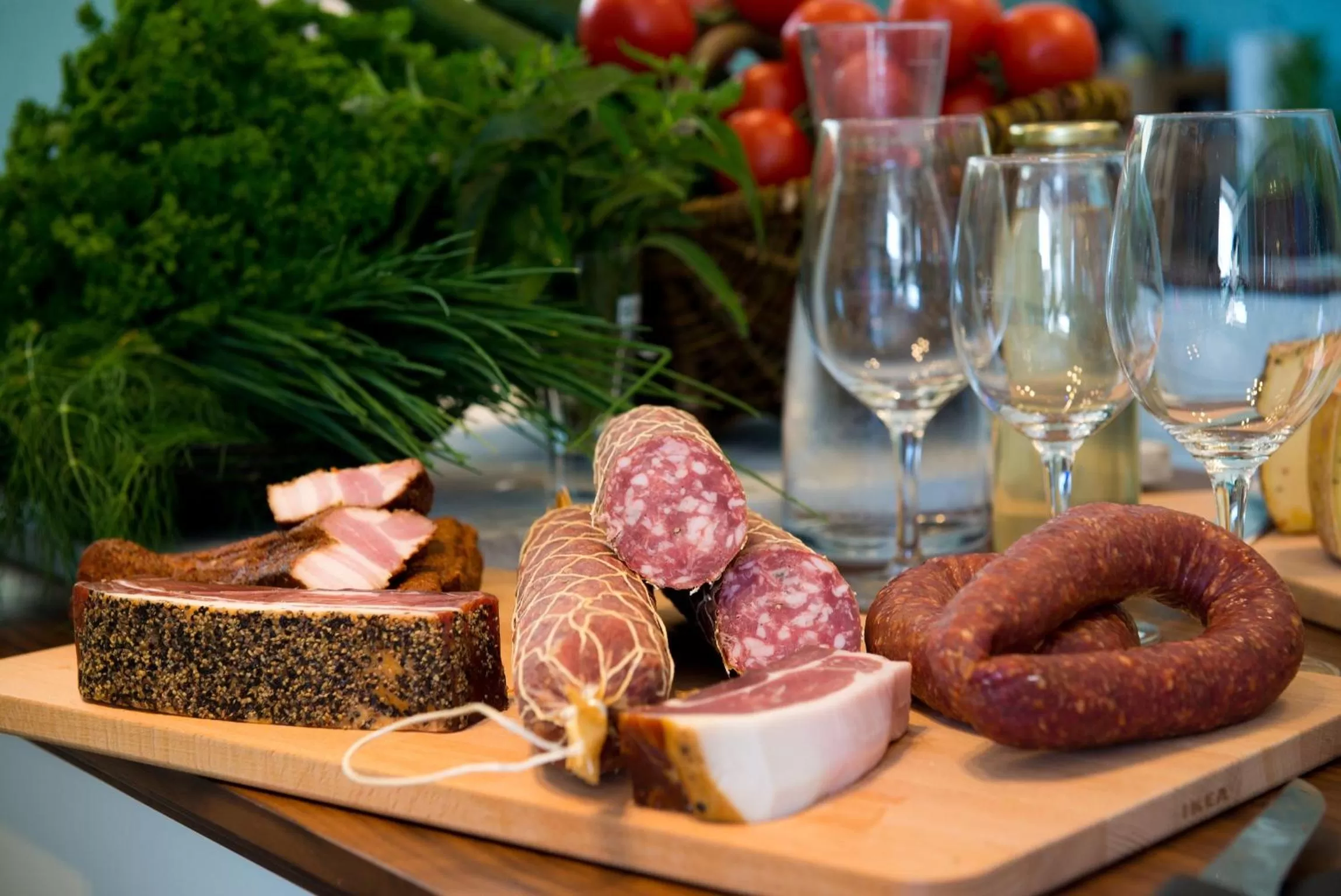 Food close-up in Romantik Hotel Hirschen