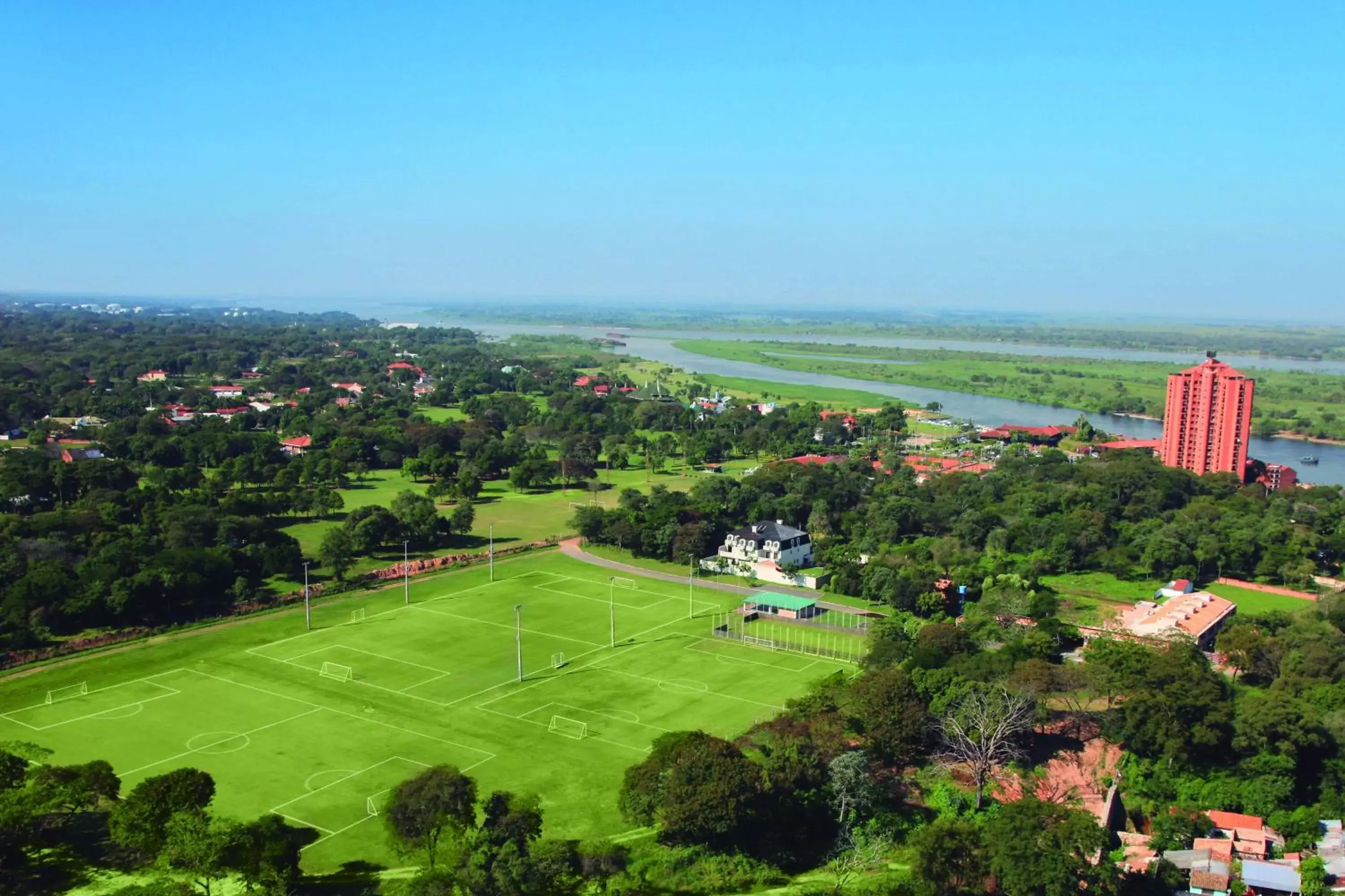 Off site, Bird's-eye View in Resort Yacht Y Golf Club Paraguayo