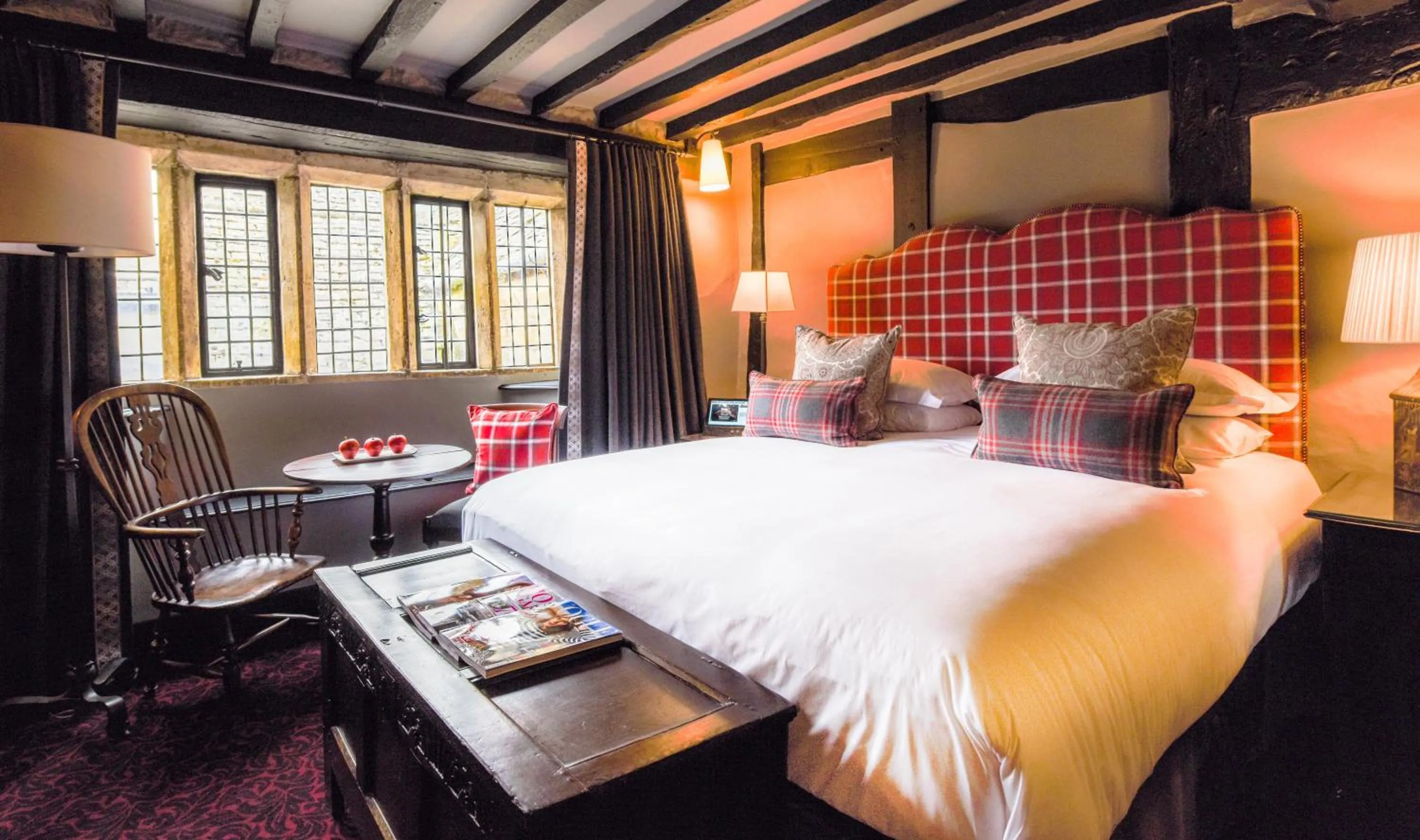 Photo of the whole room, Bed in The Lygon Arms - an Iconic Luxury Hotel