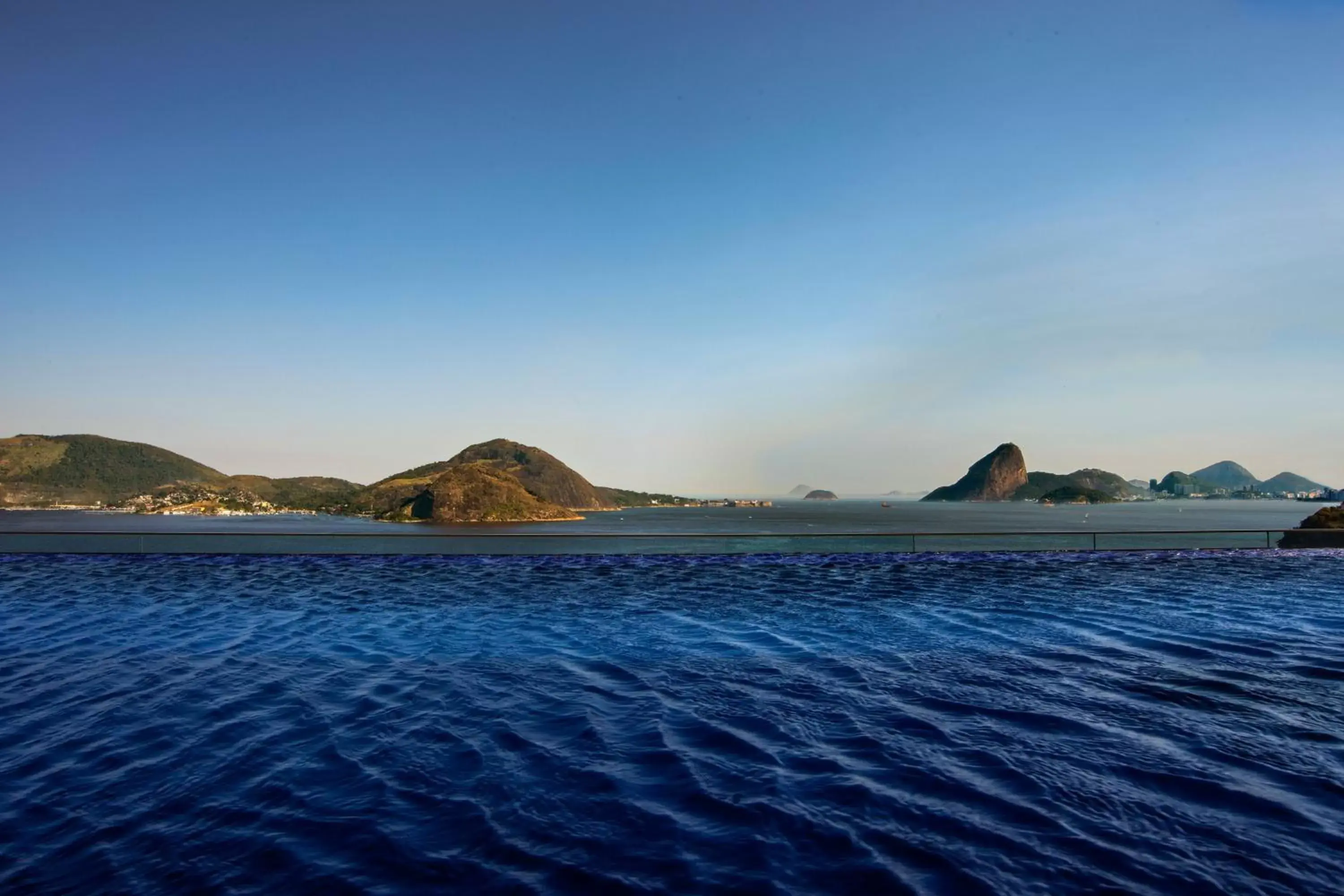 Pool view in H Niteroi Hotel