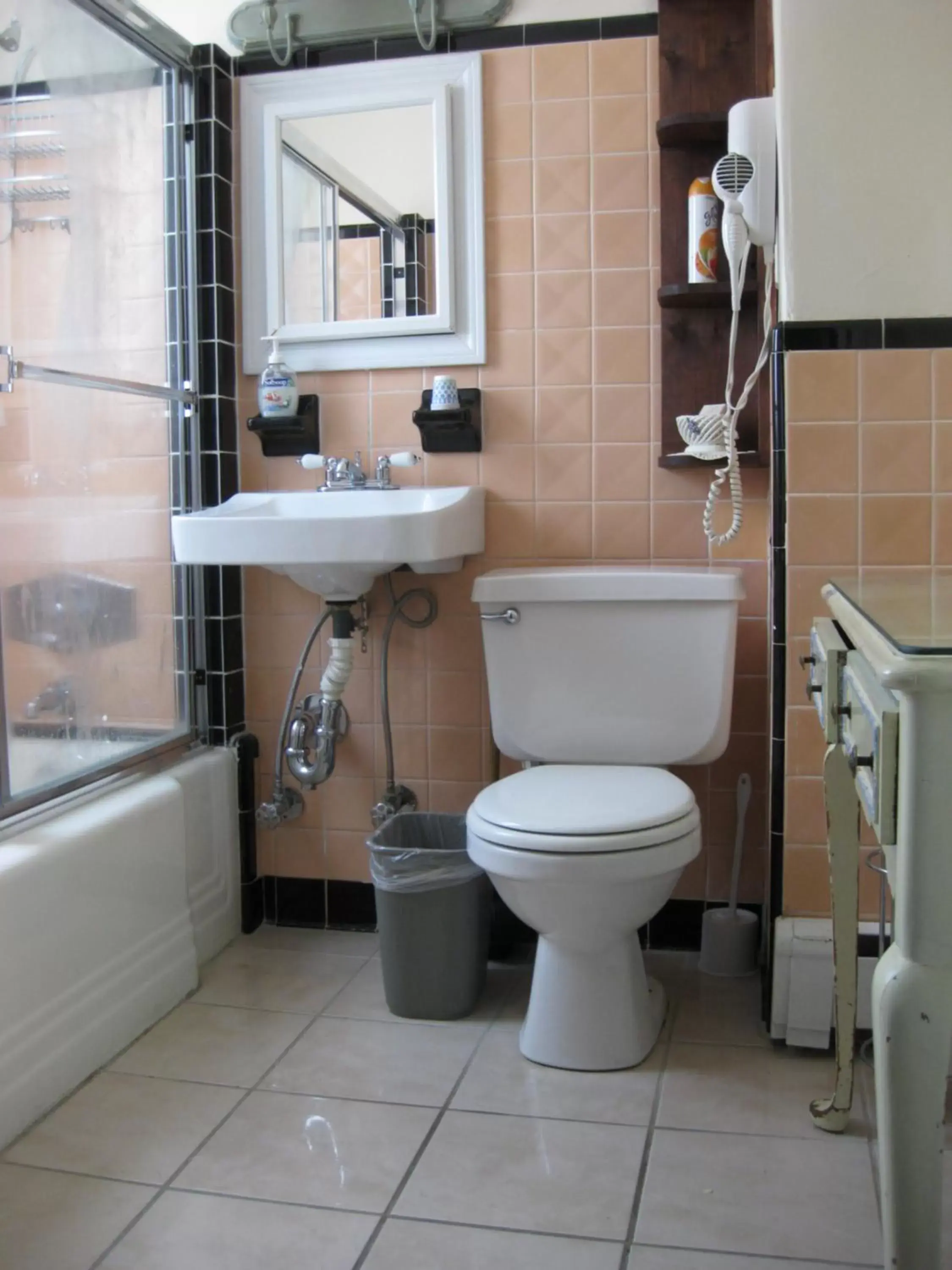 Bathroom in The Coolidge Corner Guest House: A Brookline Bed and Breakfast